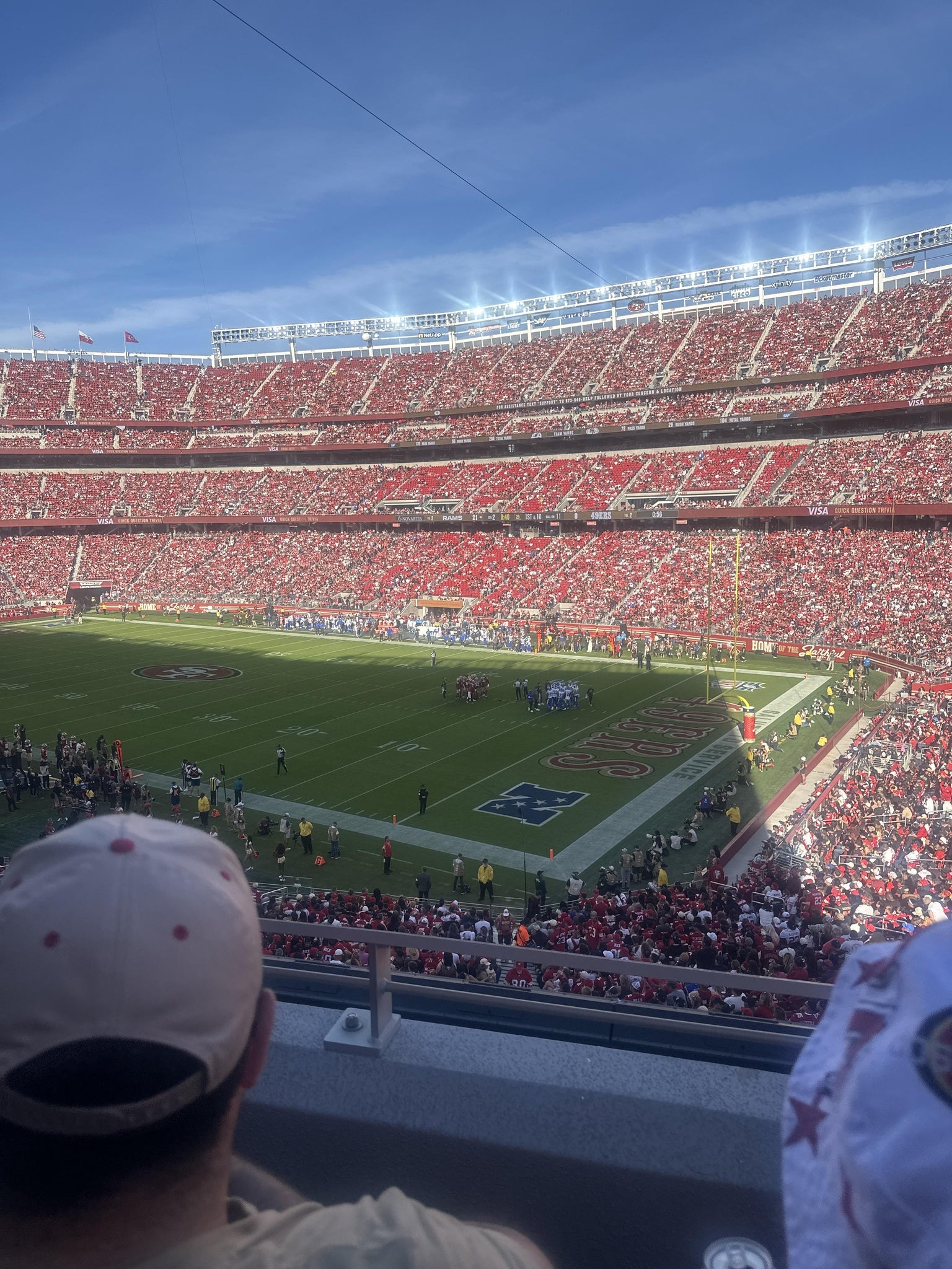 Real Fan View taken from Section P 232 at Levi's Stadium by Tiffany C