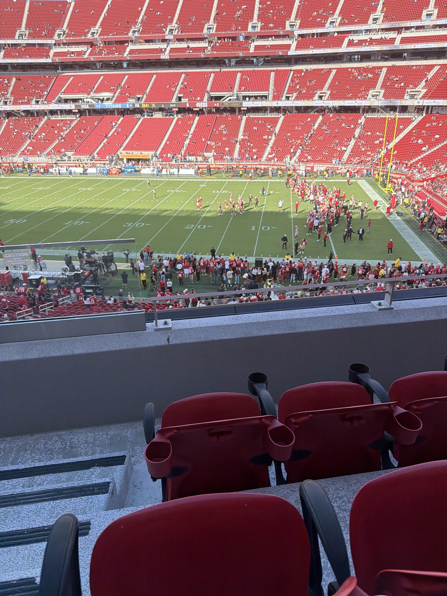Real Fan View taken from Section P 235 at Levi's Stadium by Erika F