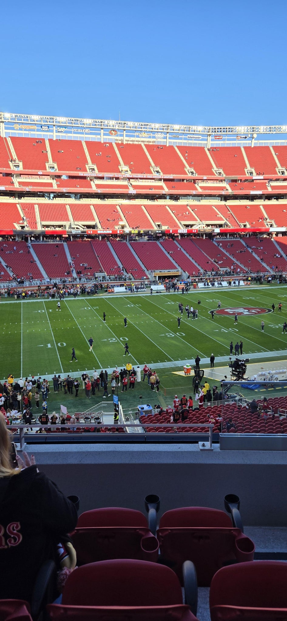 Real Fan View taken from Section P 243 at Levi's Stadium by Jason A