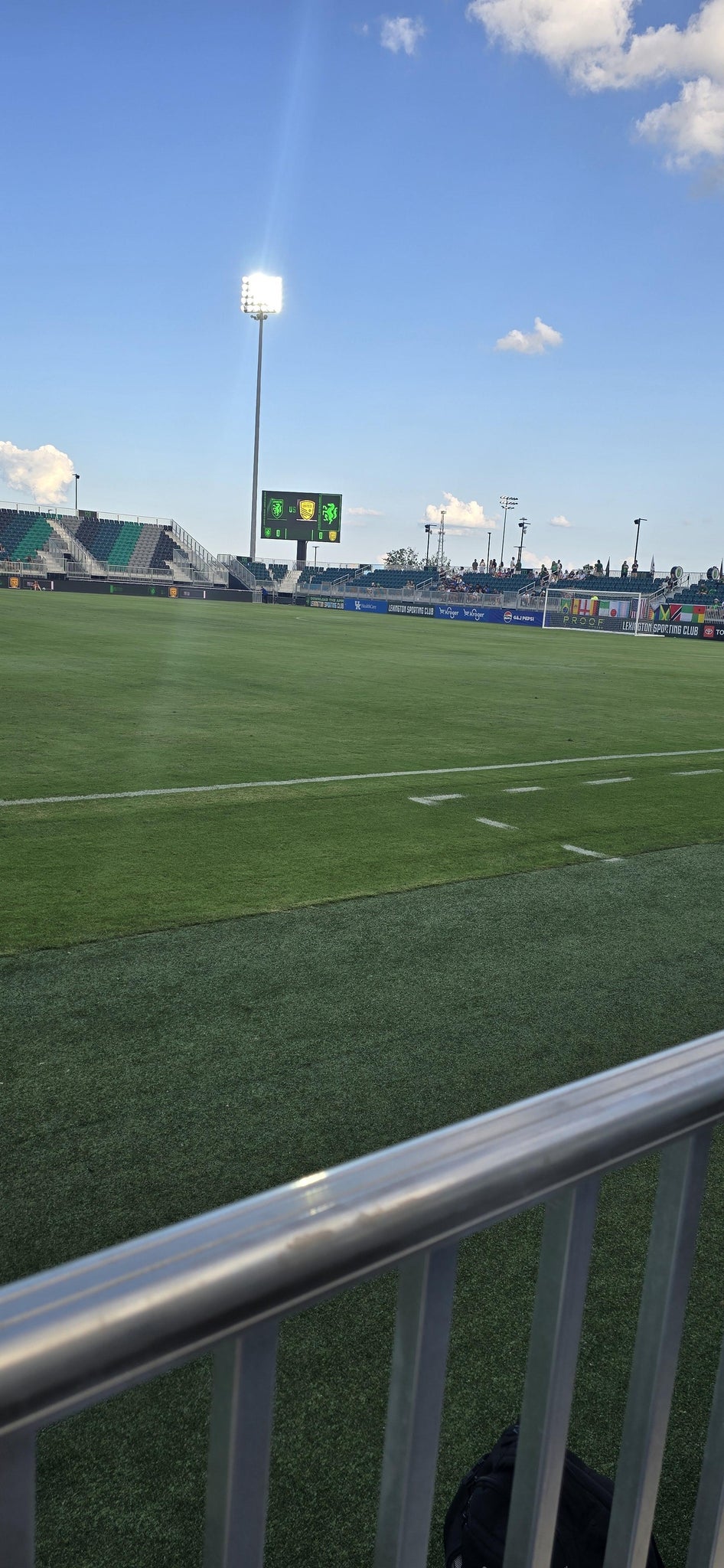 Real Fan View taken from Section 105 1 at Lexington Sporting Club Stadium by Billy W
