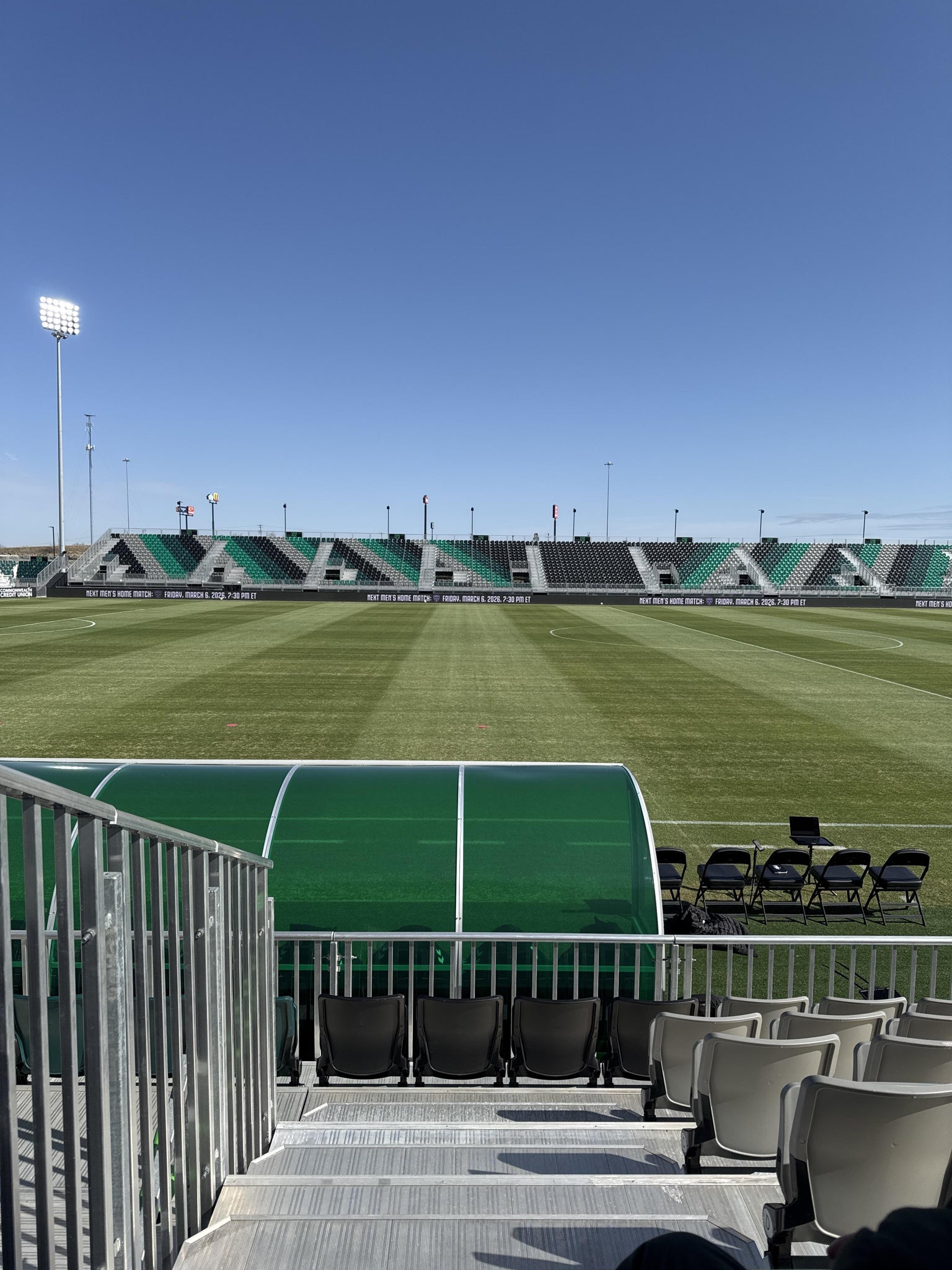 Vue réelle des fans prise de la Section 106 au site Lexington Sporting Club Stadium par Brandon G