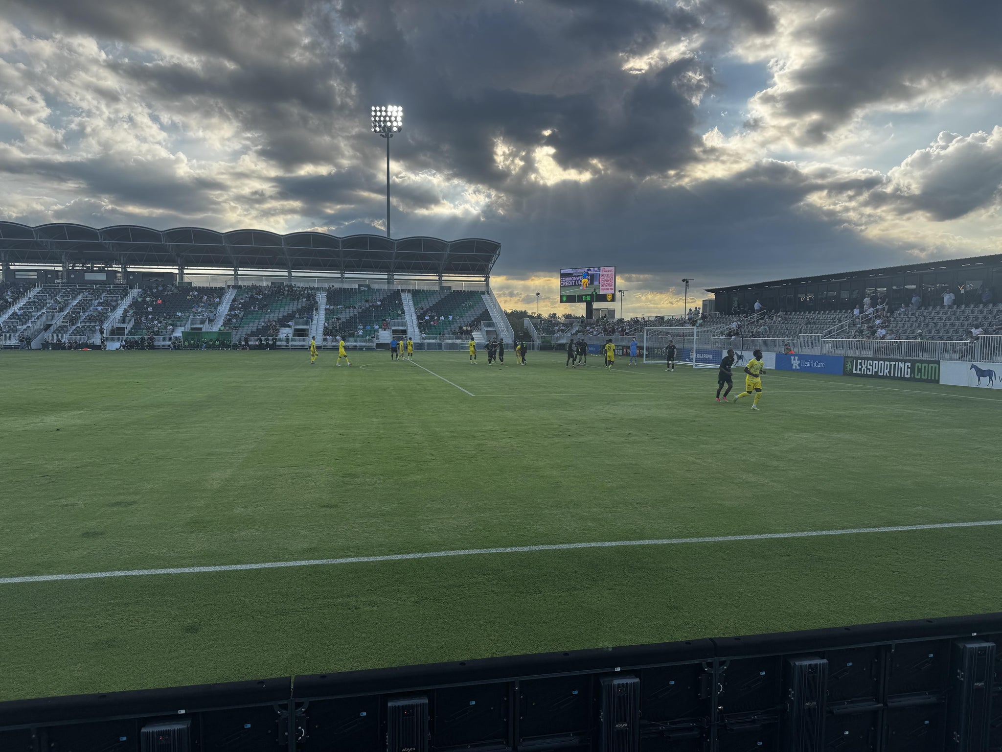 Real Fan View taken from Section 122 at Lexington Sporting Club Stadium by Michael L