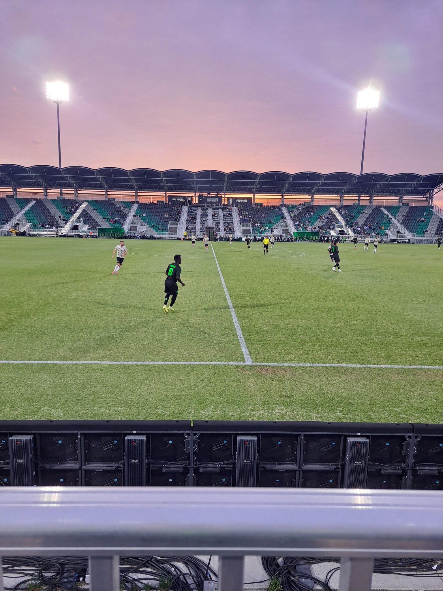 Vue réelle des fans prise de la Section 125 au site Lexington Sporting Club Stadium par Leslie S