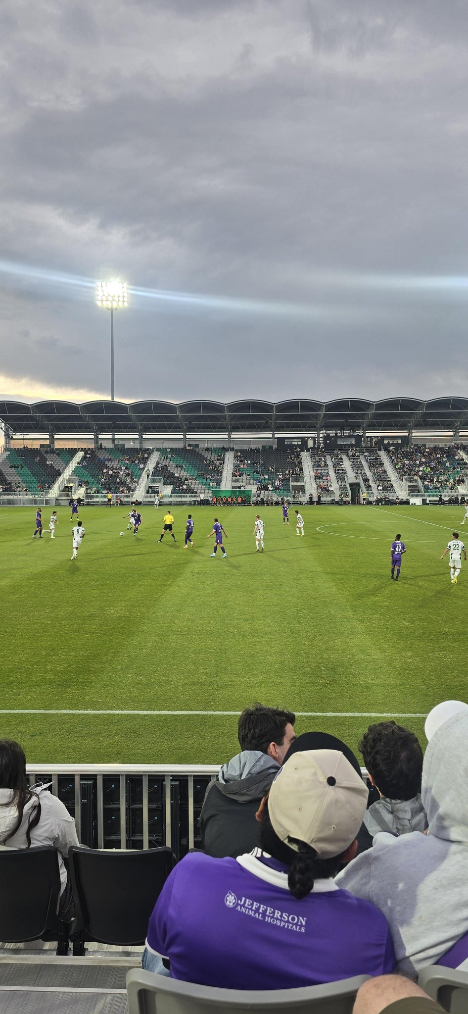 Vue réelle des fans prise de la Section 126 au site Lexington Sporting Club Stadium par Oscar M