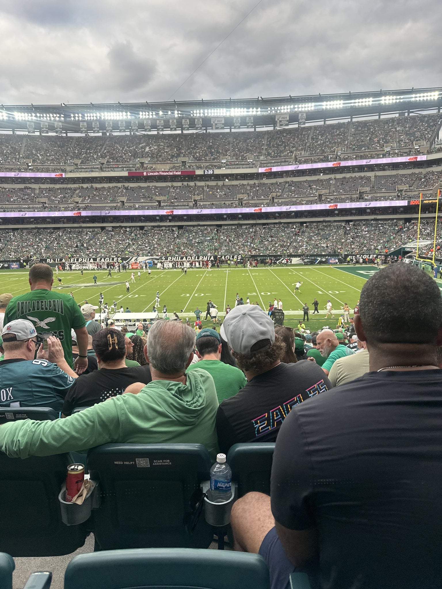 Real Fan View taken from Section 103 at Lincoln Financial Field by Lesa W