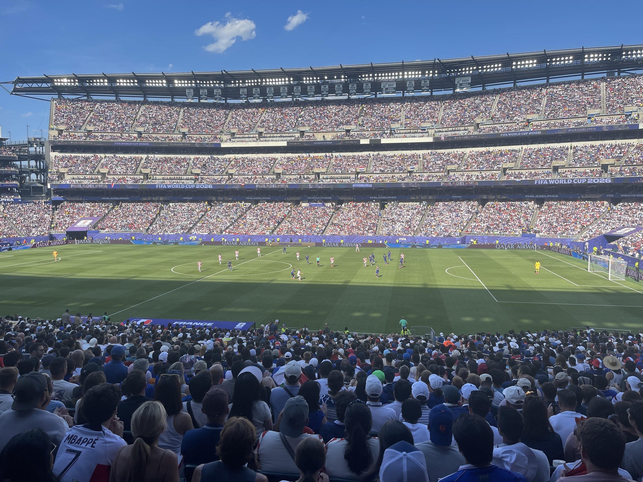 Real Fan View taken from Section 103 at Lincoln Financial Field by Adrian R