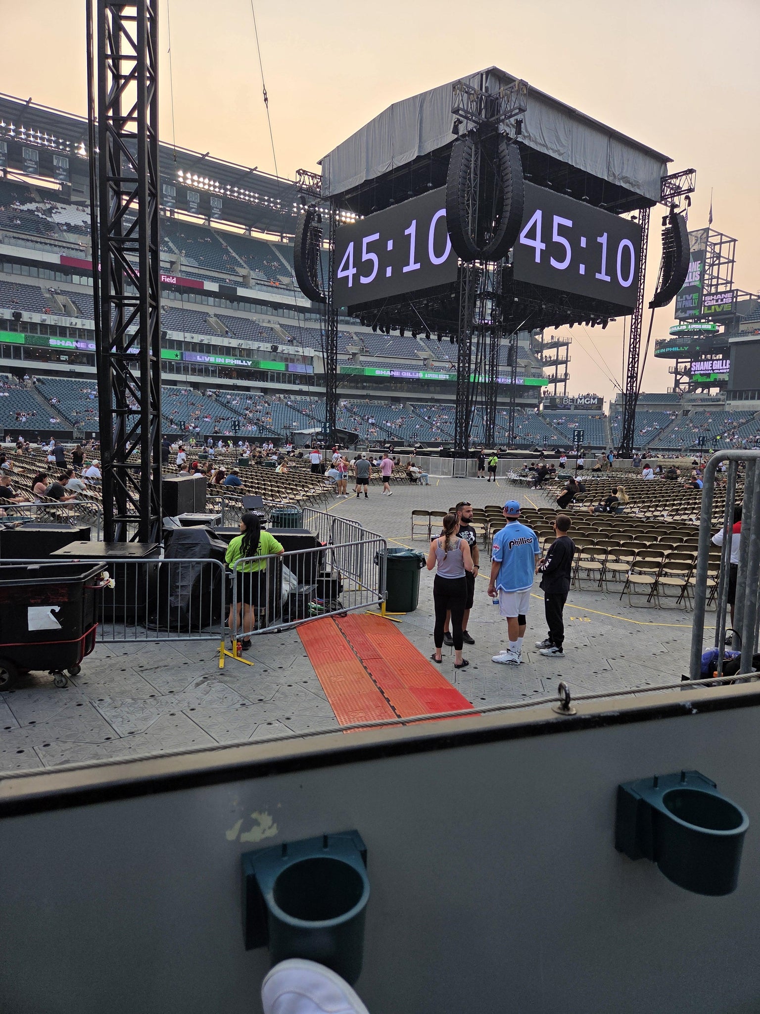 Real Fan View taken from Section 116 at Lincoln Financial Field by Christina O
