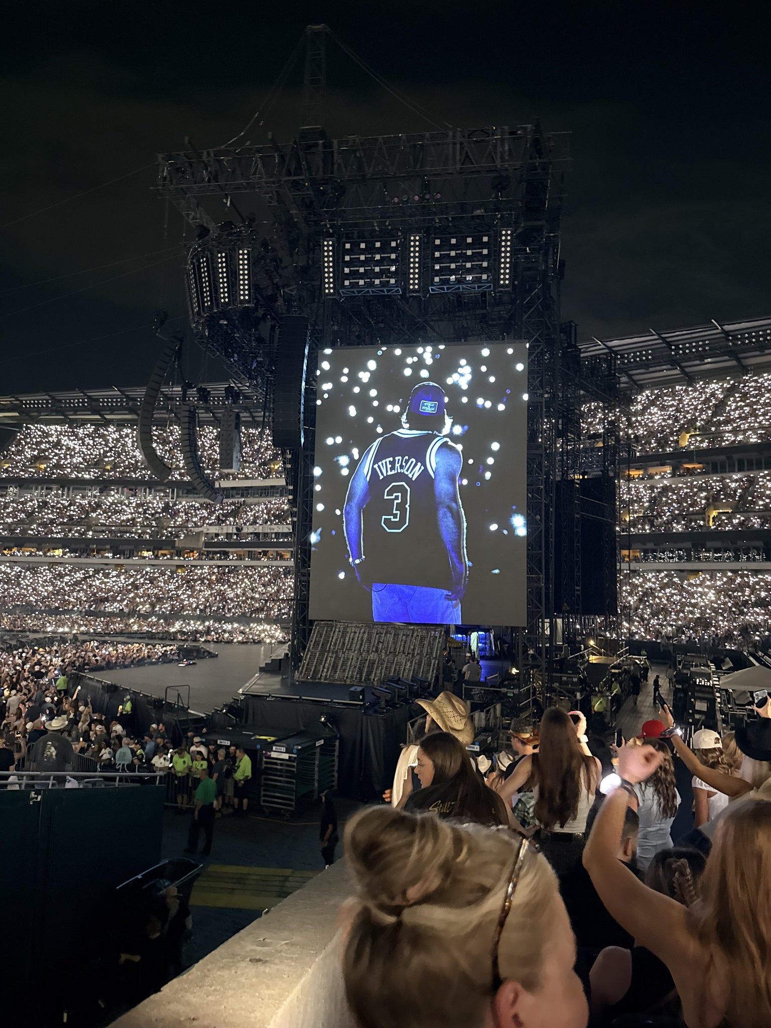 Real Fan View taken from Section 125 at Lincoln Financial Field by Richard K