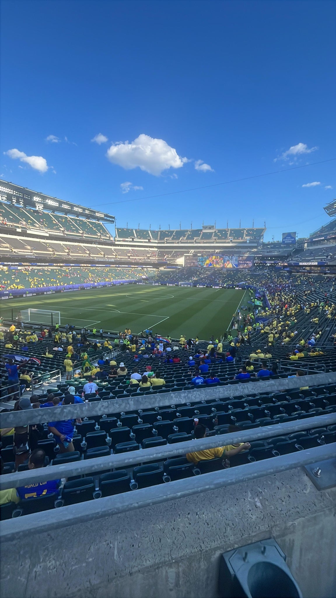 Real Fan View taken from Section 132 at Lincoln Financial Field by Raphael E