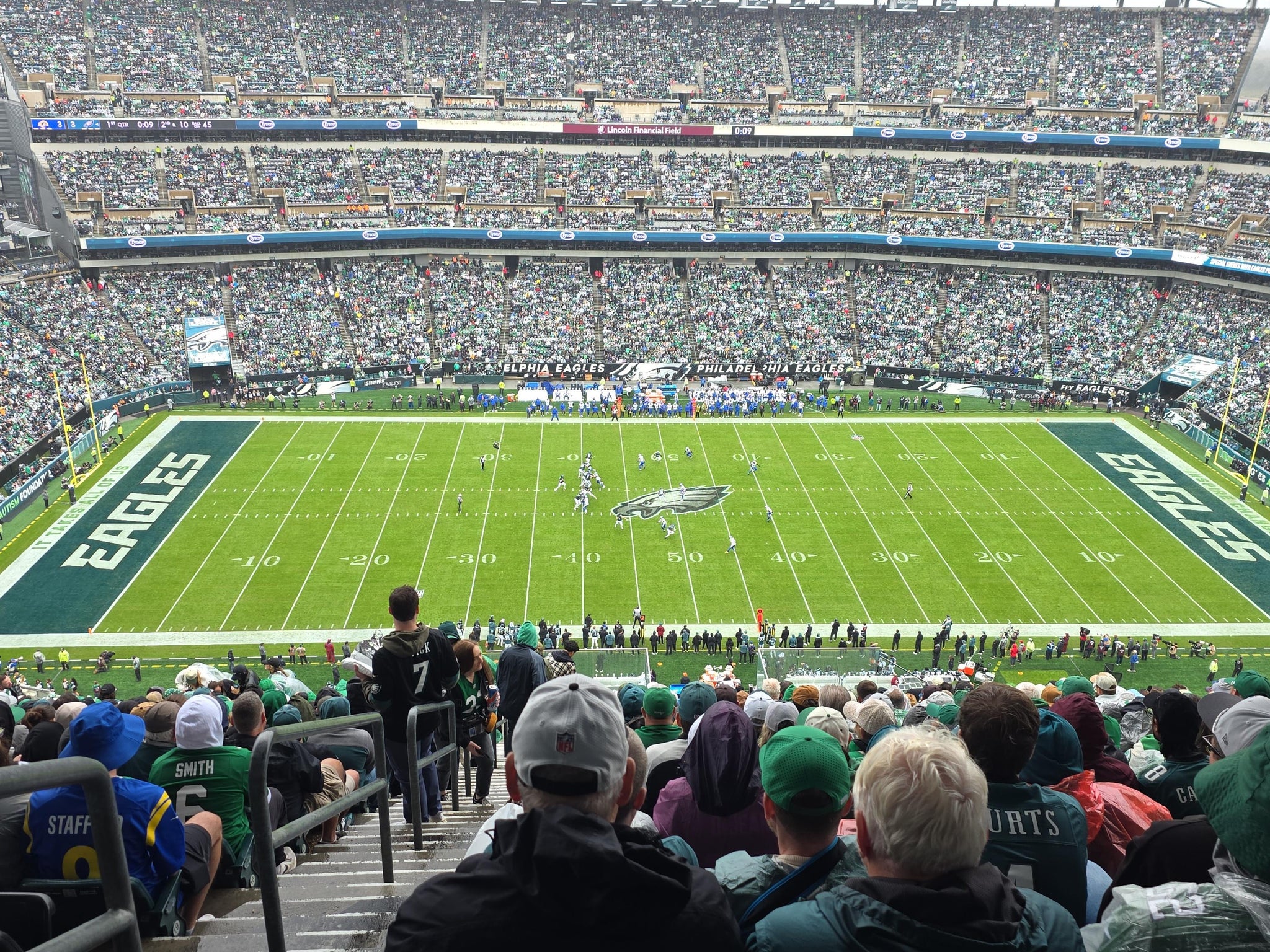 Real Fan View taken from Section 201 at Lincoln Financial Field by Dennis W