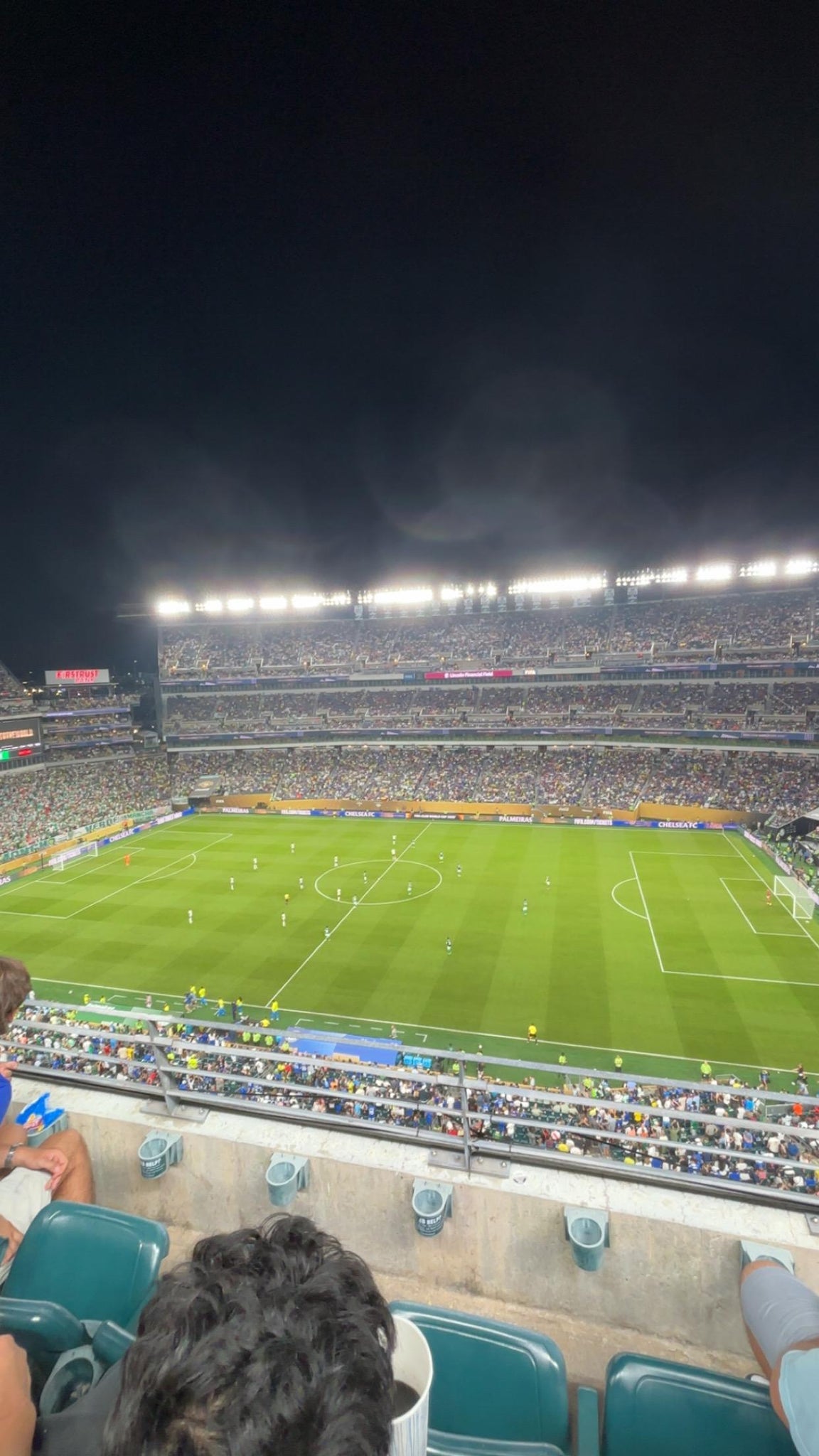 Real Fan View taken from Section 203 at Lincoln Financial Field by Areeb Z