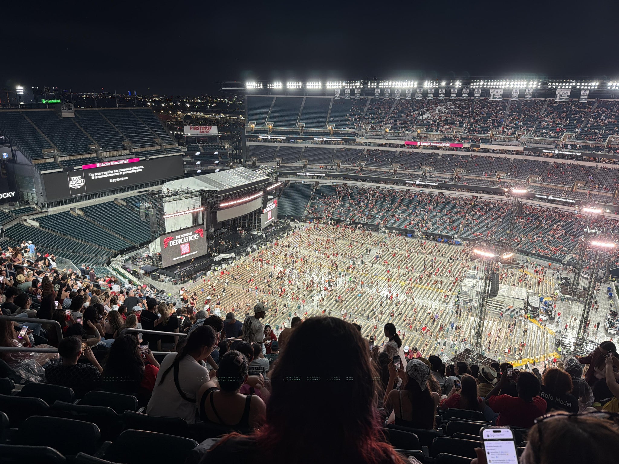 Real Fan View taken from Section 204 at Lincoln Financial Field by Fernando