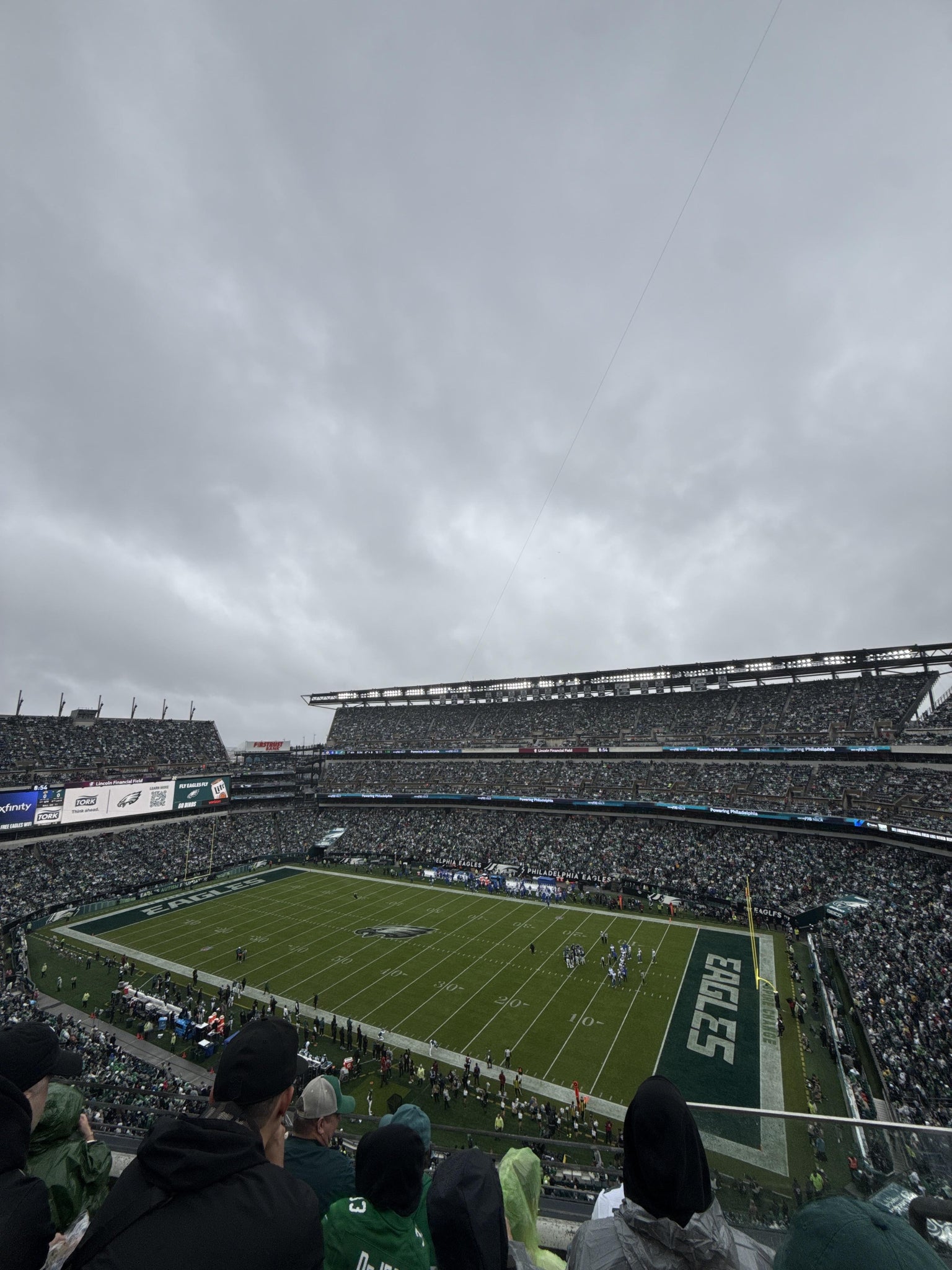 Real Fan View taken from Section 205 at Lincoln Financial Field by Caitlin C
