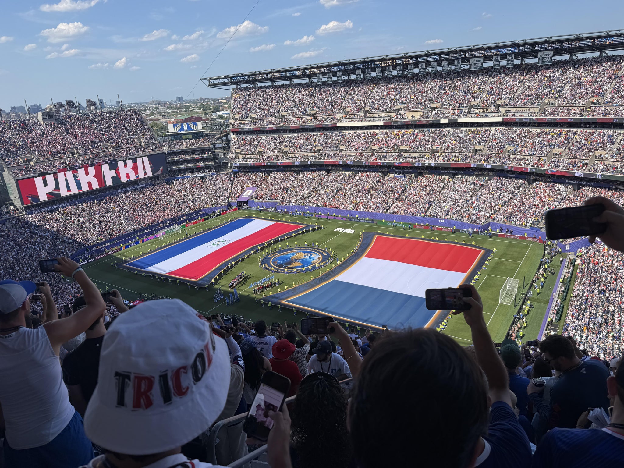 Real Fan View taken from Section 206 at Lincoln Financial Field by Shaina D
