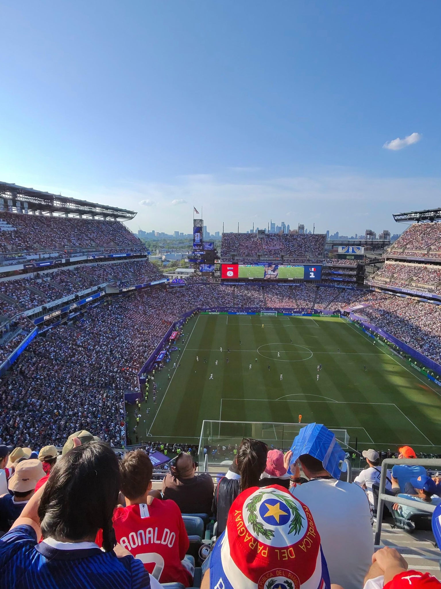 Real Fan View taken from Section 210 at Lincoln Financial Field by Samorn T