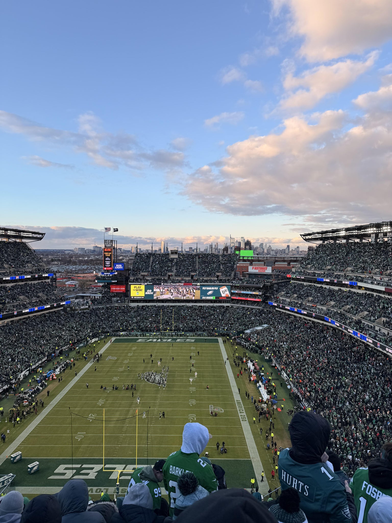 Real Fan View taken from Section 213 at Lincoln Financial Field by Carson L