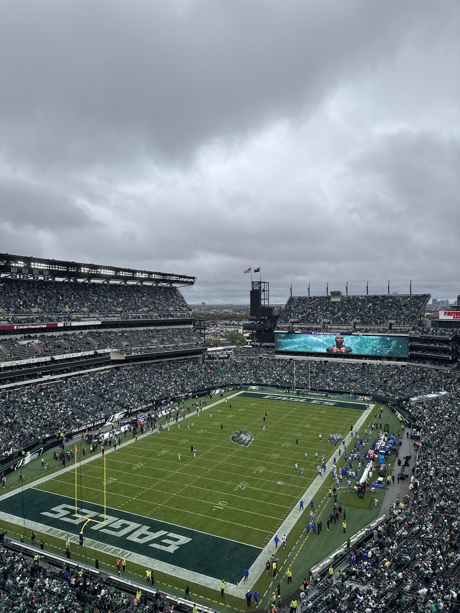 Real Fan View taken from Section 217 at Lincoln Financial Field by Bailey K