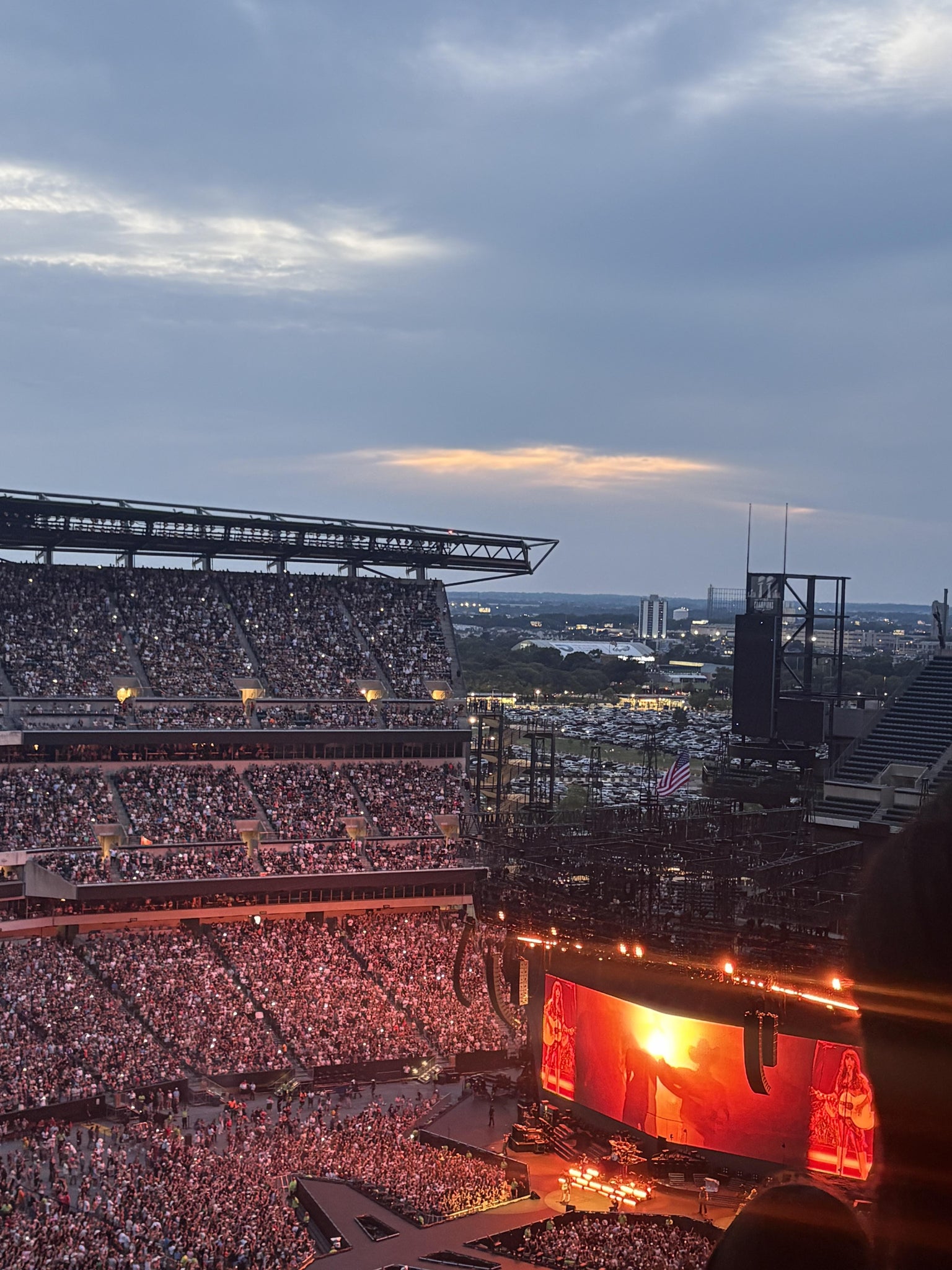 Real Fan View taken from Section 220 at Lincoln Financial Field by Cyndi N
