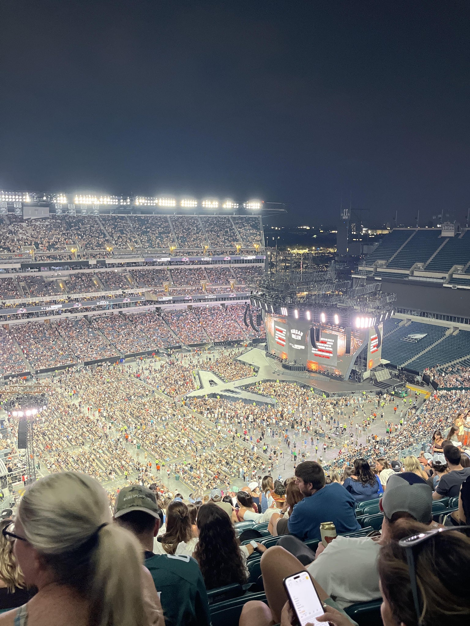 Real Fan View taken from Section 222 at Lincoln Financial Field by Olivia P