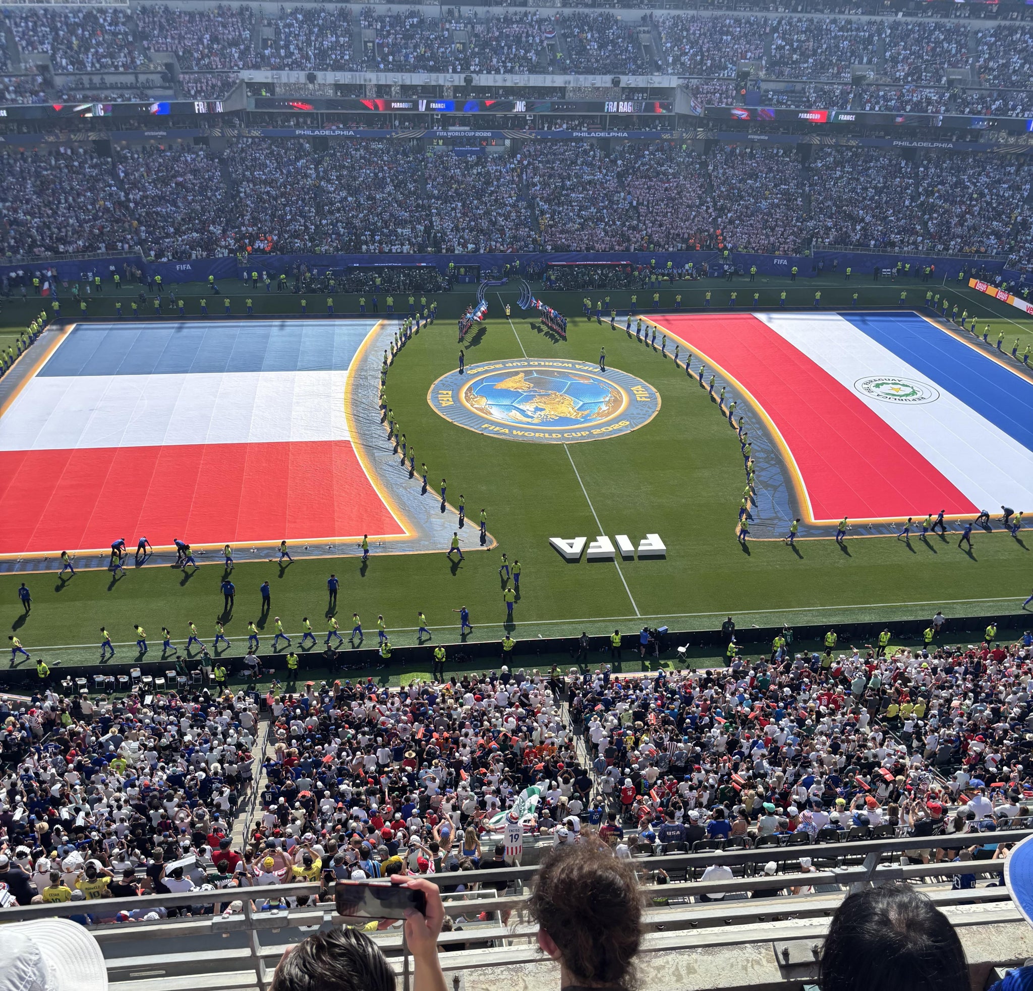 Real Fan View taken from Section 224 at Lincoln Financial Field by Charles F