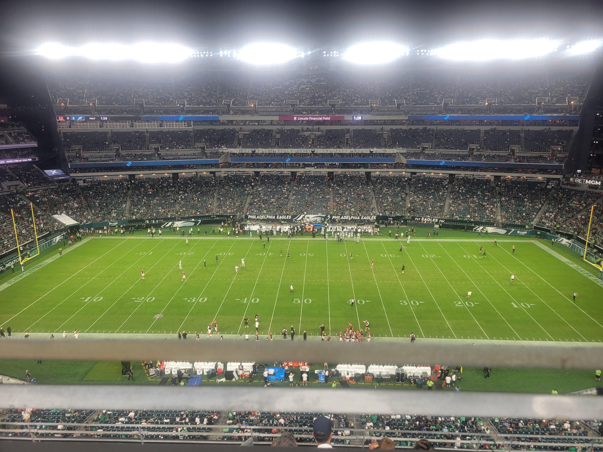 Real Fan View taken from Section 225 at Lincoln Financial Field by Maurice C