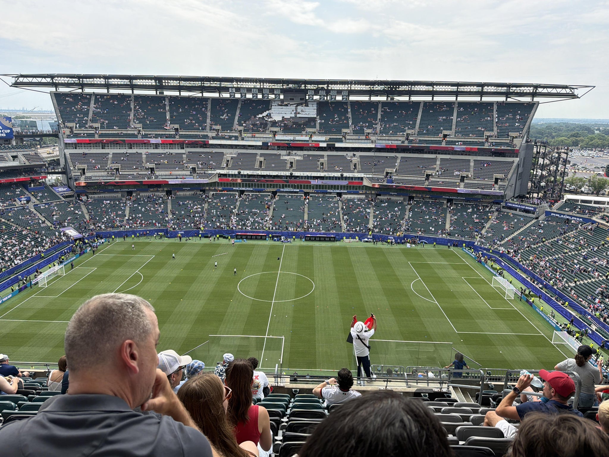 Real Fan View taken from Section 226 at Lincoln Financial Field by Esra A
