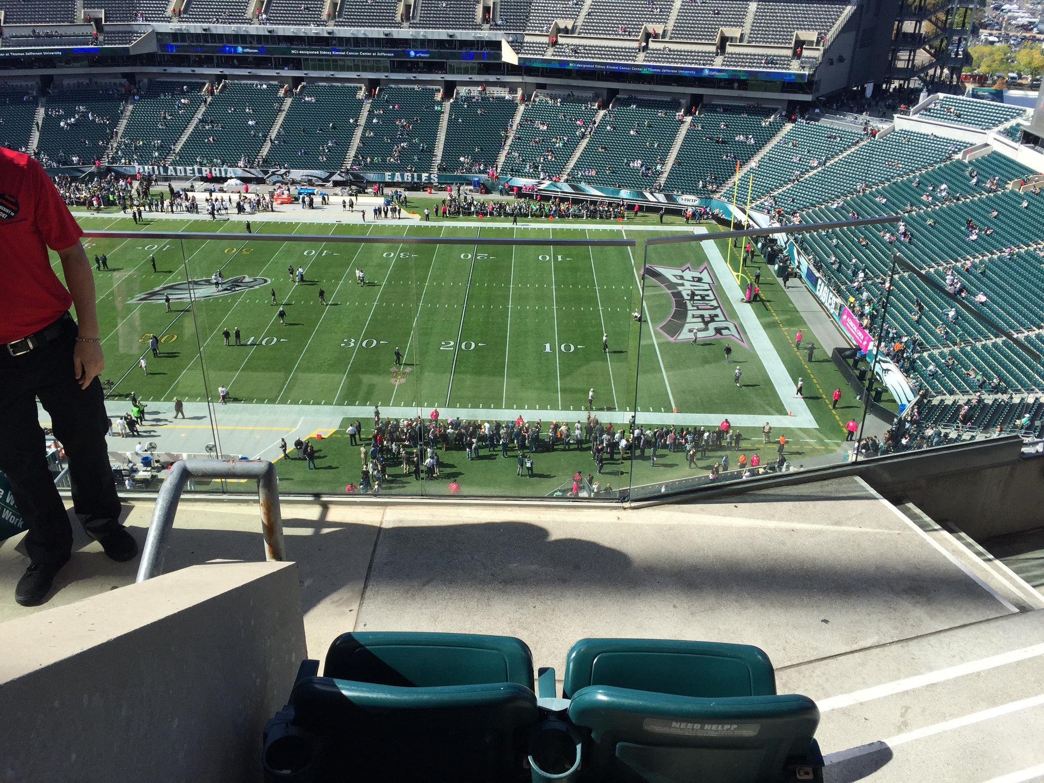Real Fan View taken from Section 227 at Lincoln Financial Field by Joe B