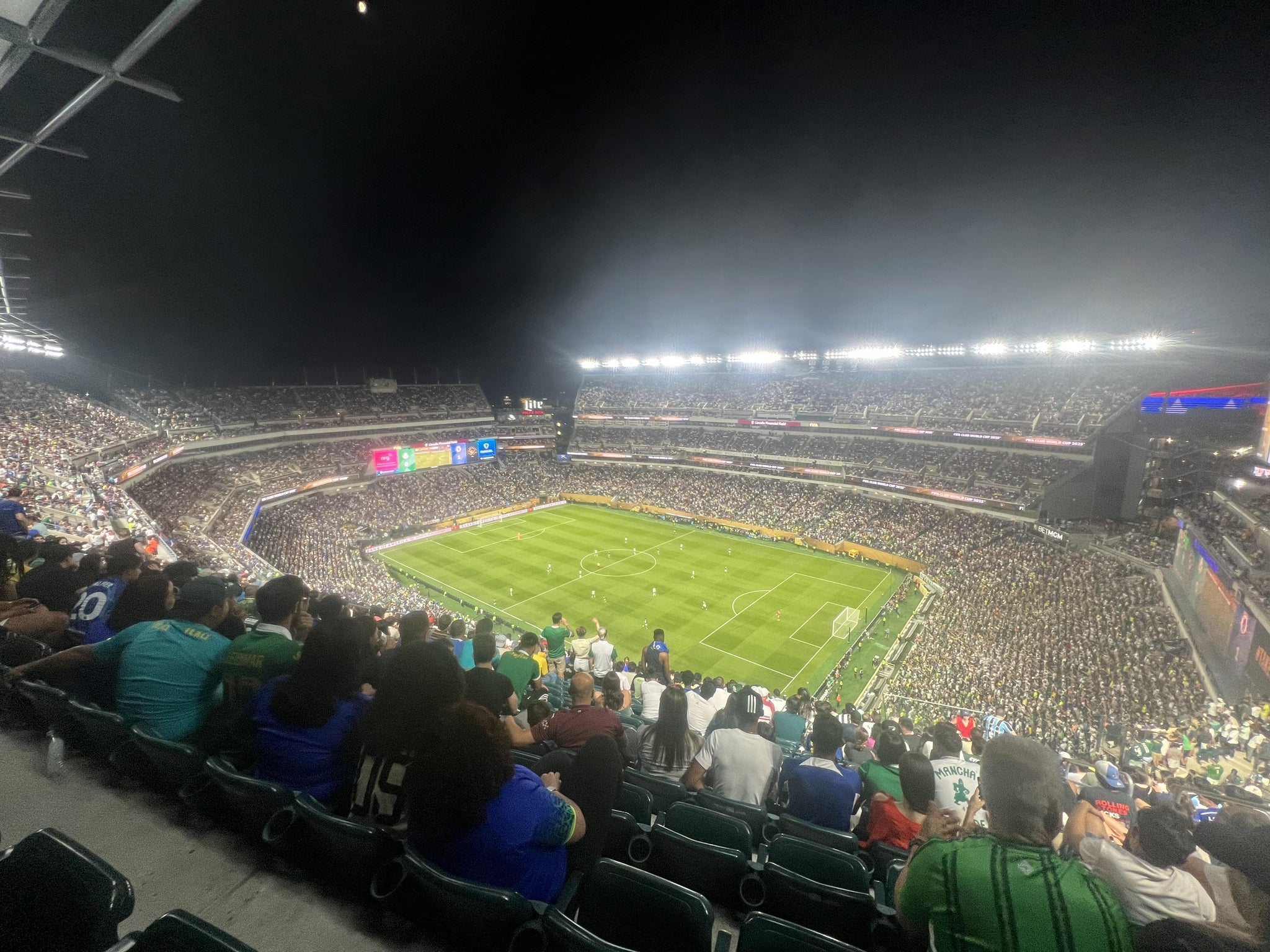 Real Fan View taken from Section 230 at Lincoln Financial Field by Cristian P