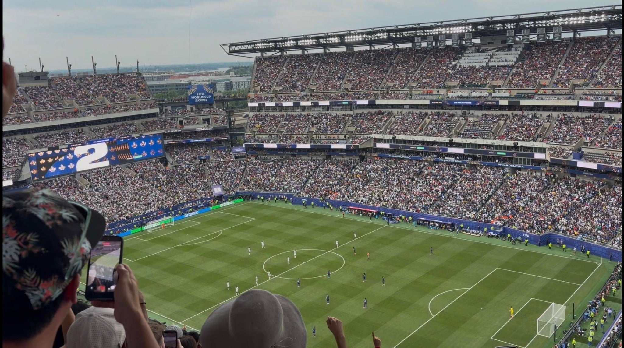 Real Fan View taken from Section 230 at Lincoln Financial Field by Katie P