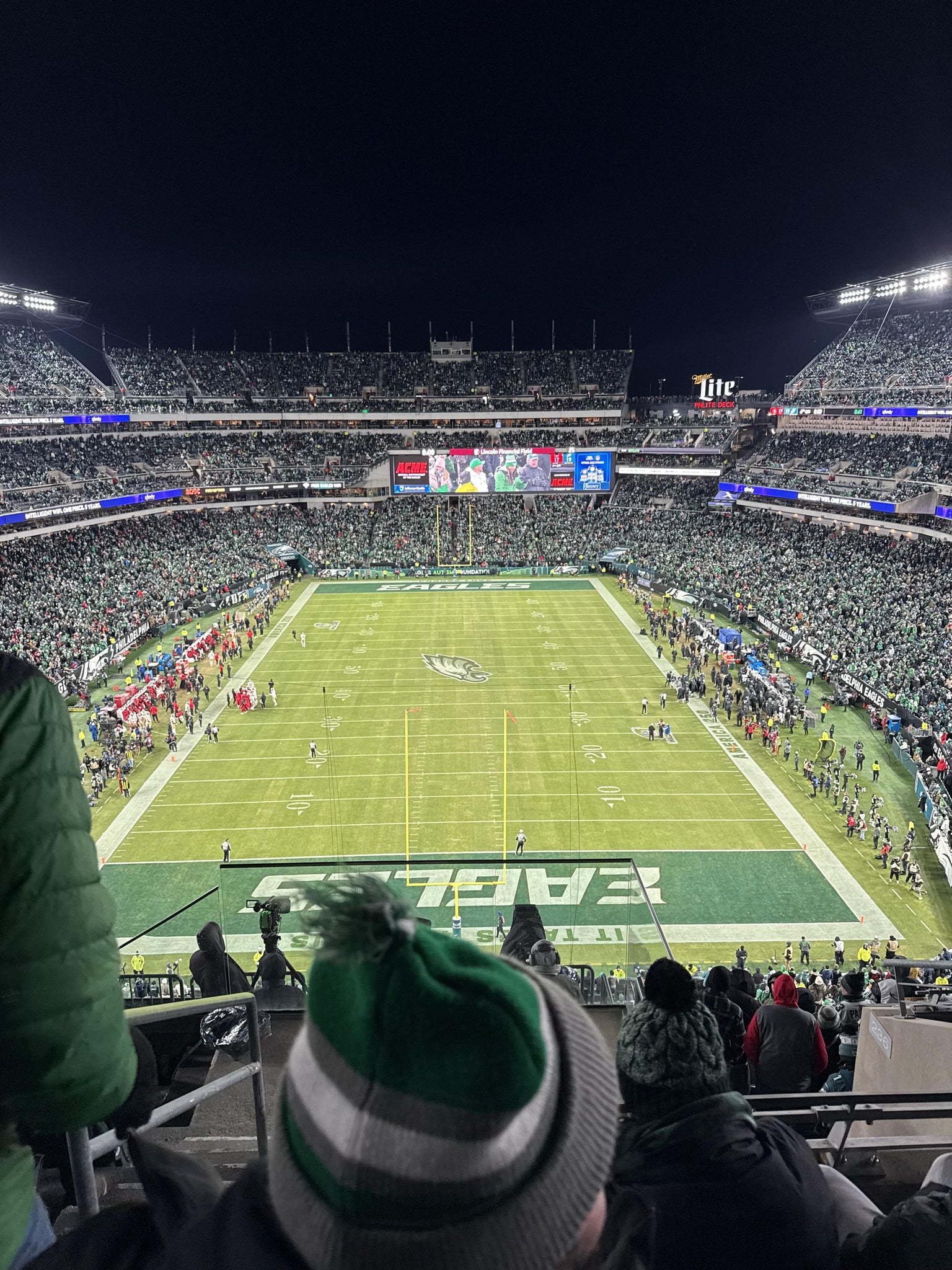 Real Fan View taken from Section 236 at Lincoln Financial Field by Sam K