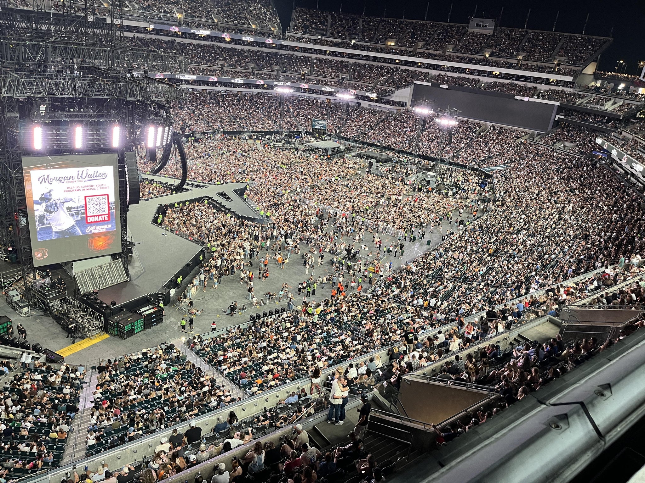 Real Fan View taken from Section 239 at Lincoln Financial Field by Steve H