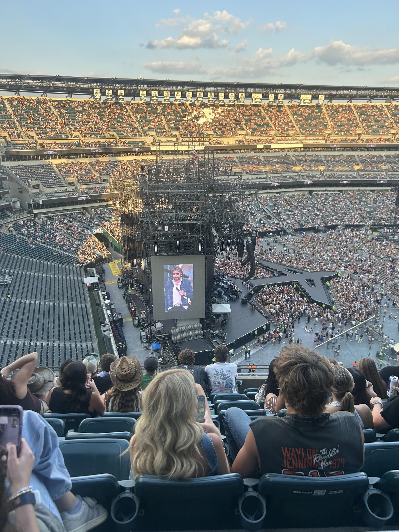 Real Fan View taken from Section 240 at Lincoln Financial Field by Helen K