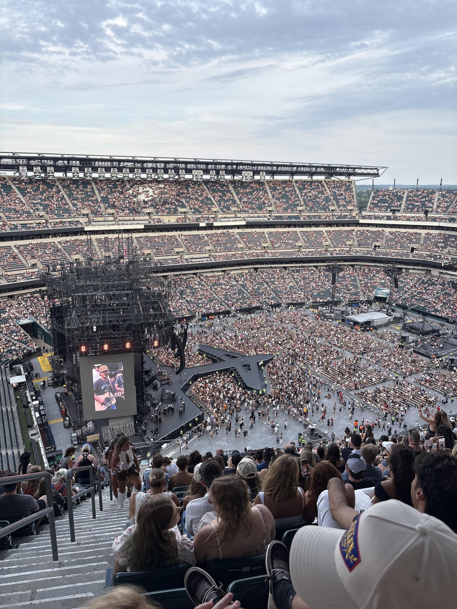 Real Fan View taken from Section 240 at Lincoln Financial Field by Mary F