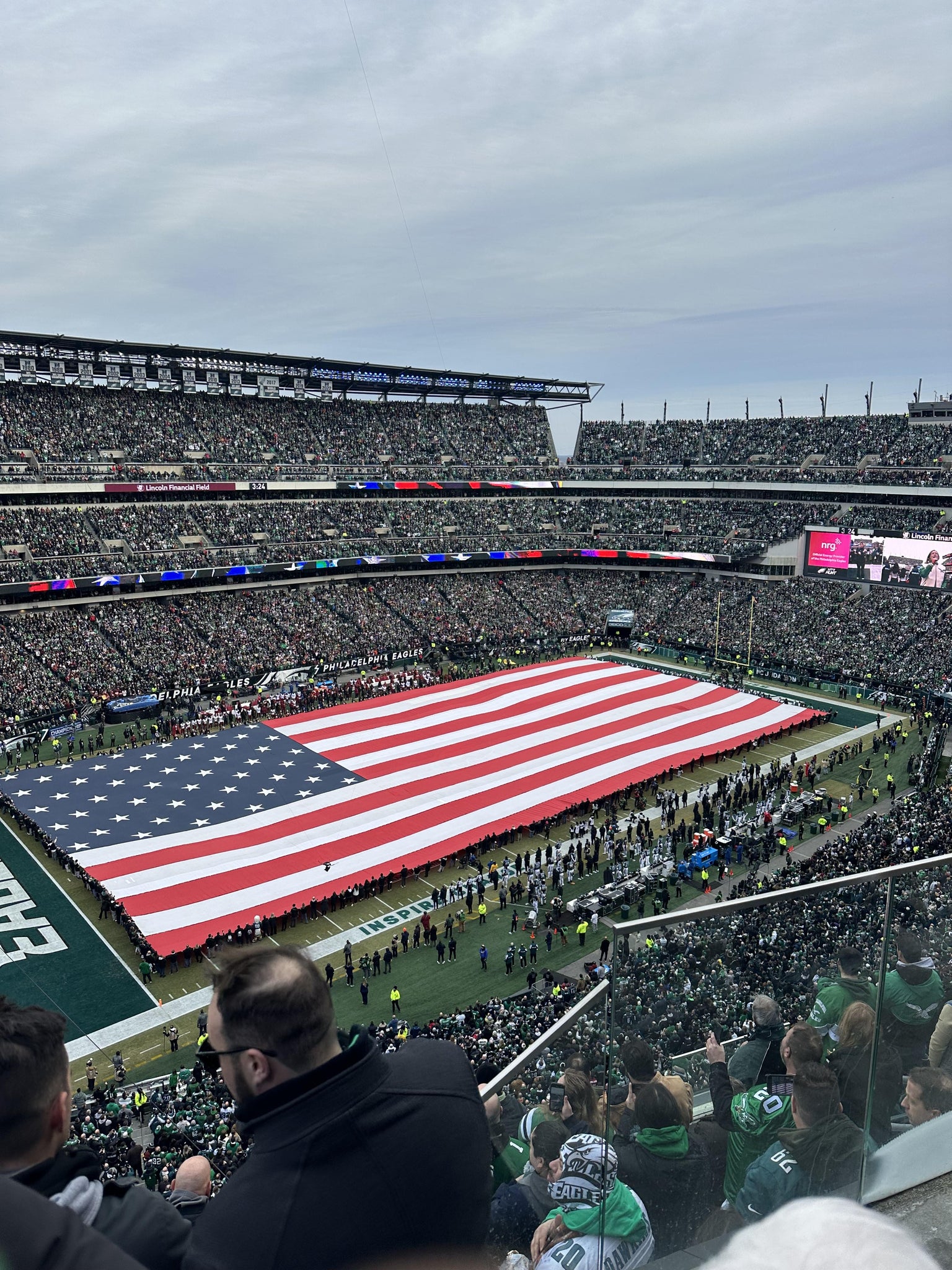 Real Fan View taken from Section 240 at Lincoln Financial Field by Marc V