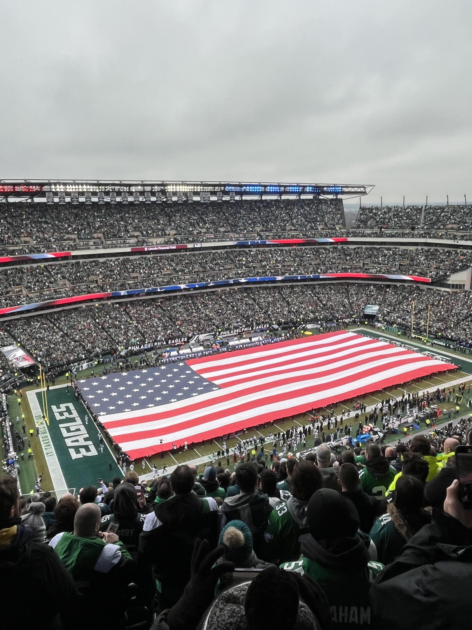 Real Fan View taken from Section 241 at Lincoln Financial Field by Kristopher A