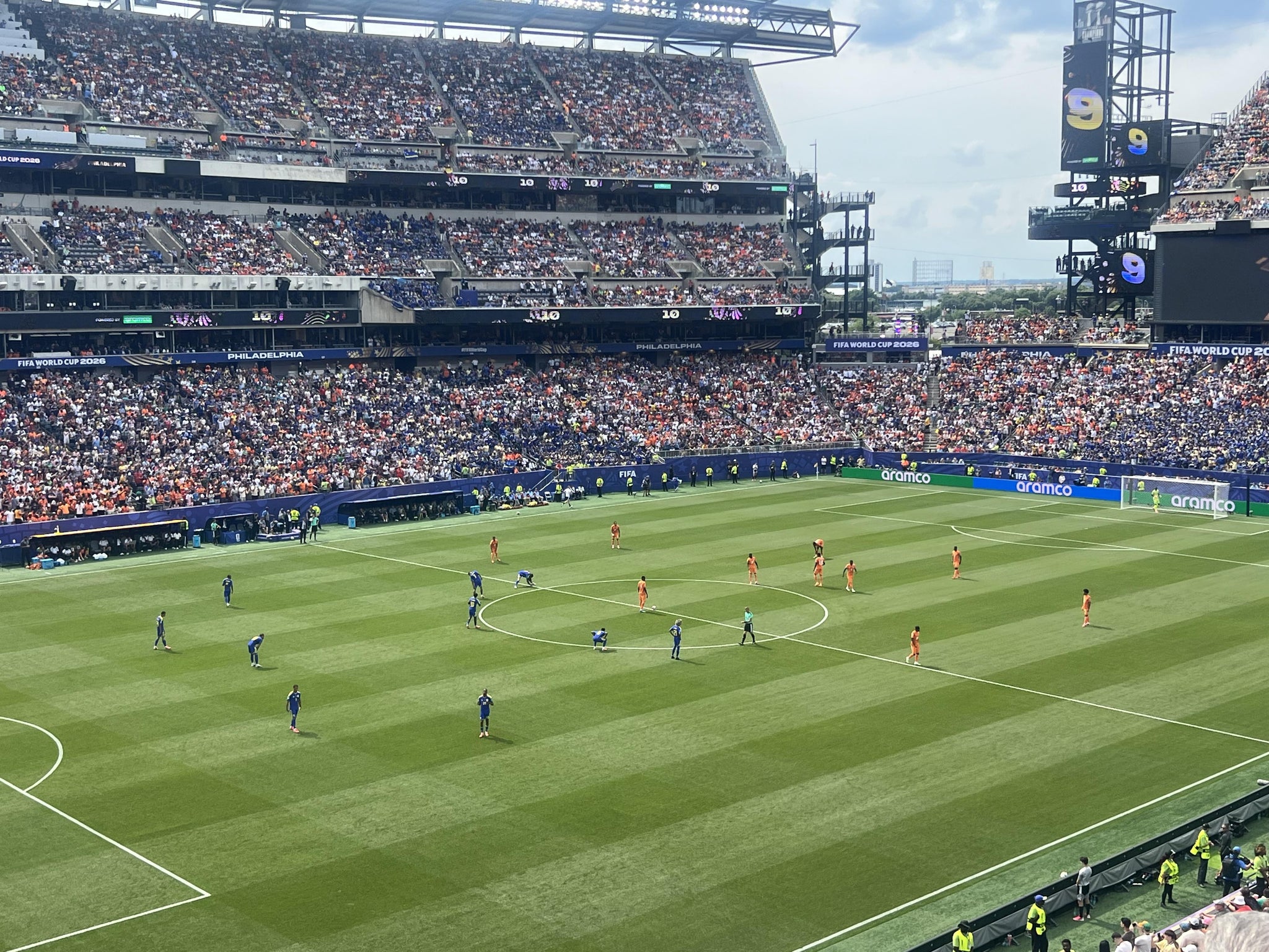 Real Fan View taken from Section C 17 at Lincoln Financial Field by Brett G