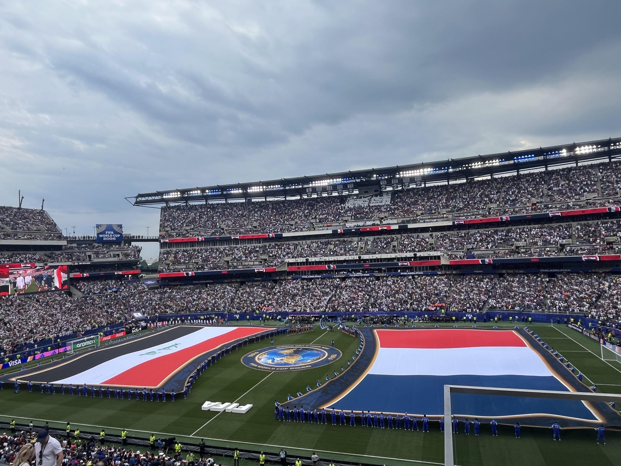 Real Fan View taken from Section C 24 at Lincoln Financial Field by Kevin D