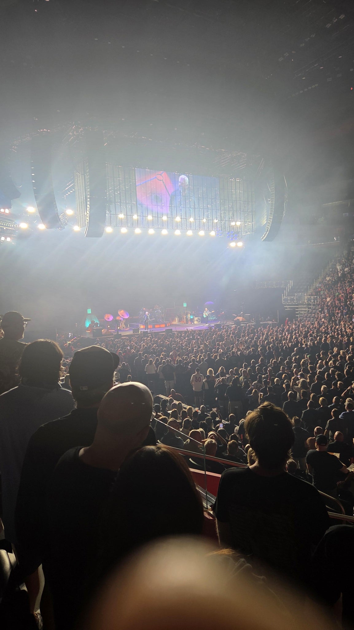 Real Fan View taken from Section 121 at Little Caesars Arena by David L