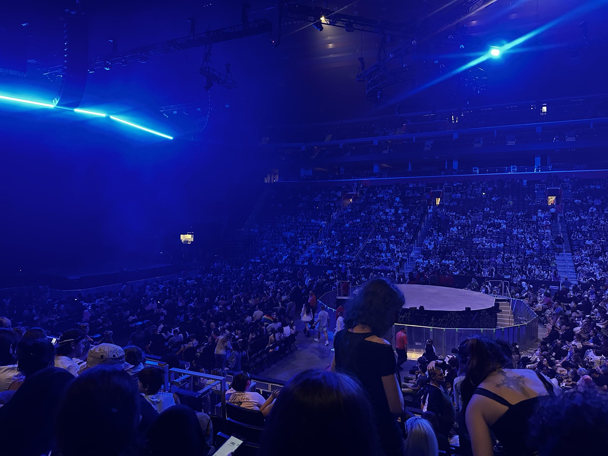 Real Fan View taken from Section 122 at Little Caesars Arena by Tecia C