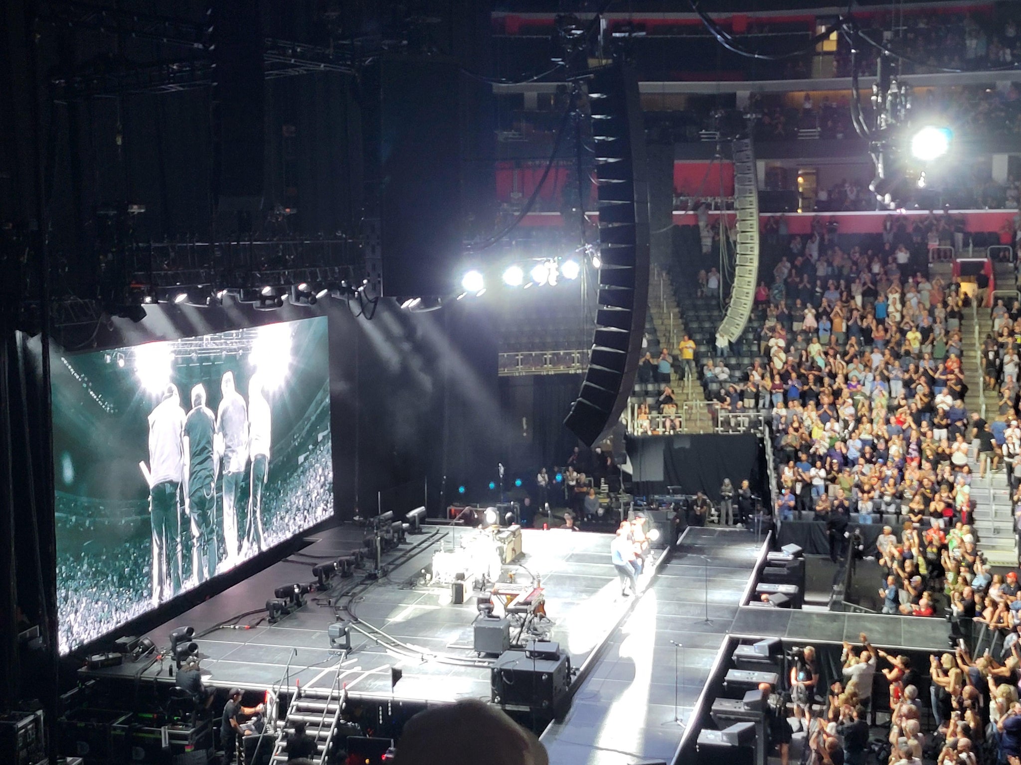 Real Fan View taken from Section 125 at Little Caesars Arena by Jennifer Z