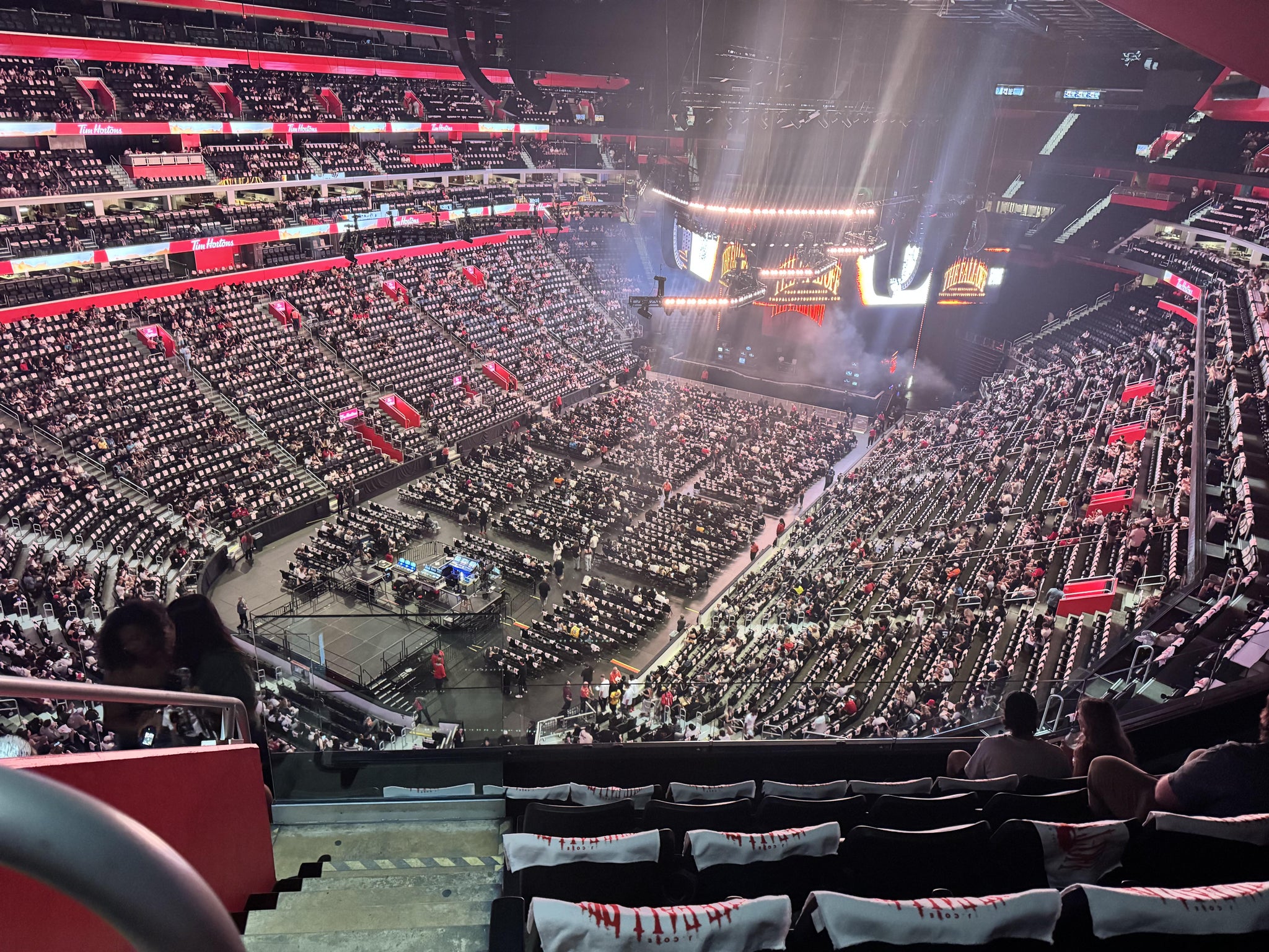 Real Fan View taken from Section 216 at Little Caesars Arena by Vernon  james J