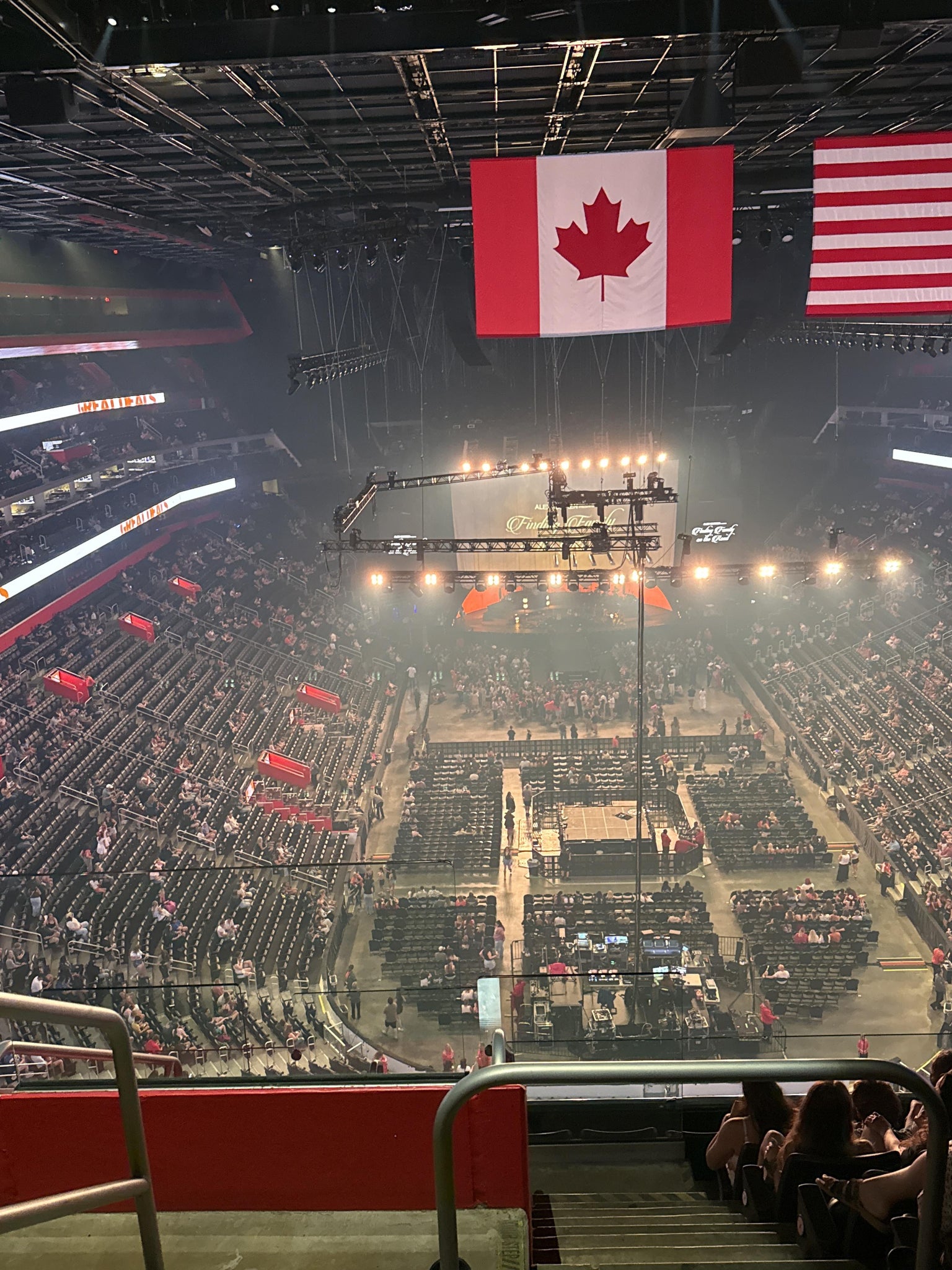 Real Fan View taken from Section 219 at Little Caesars Arena by Lainey T