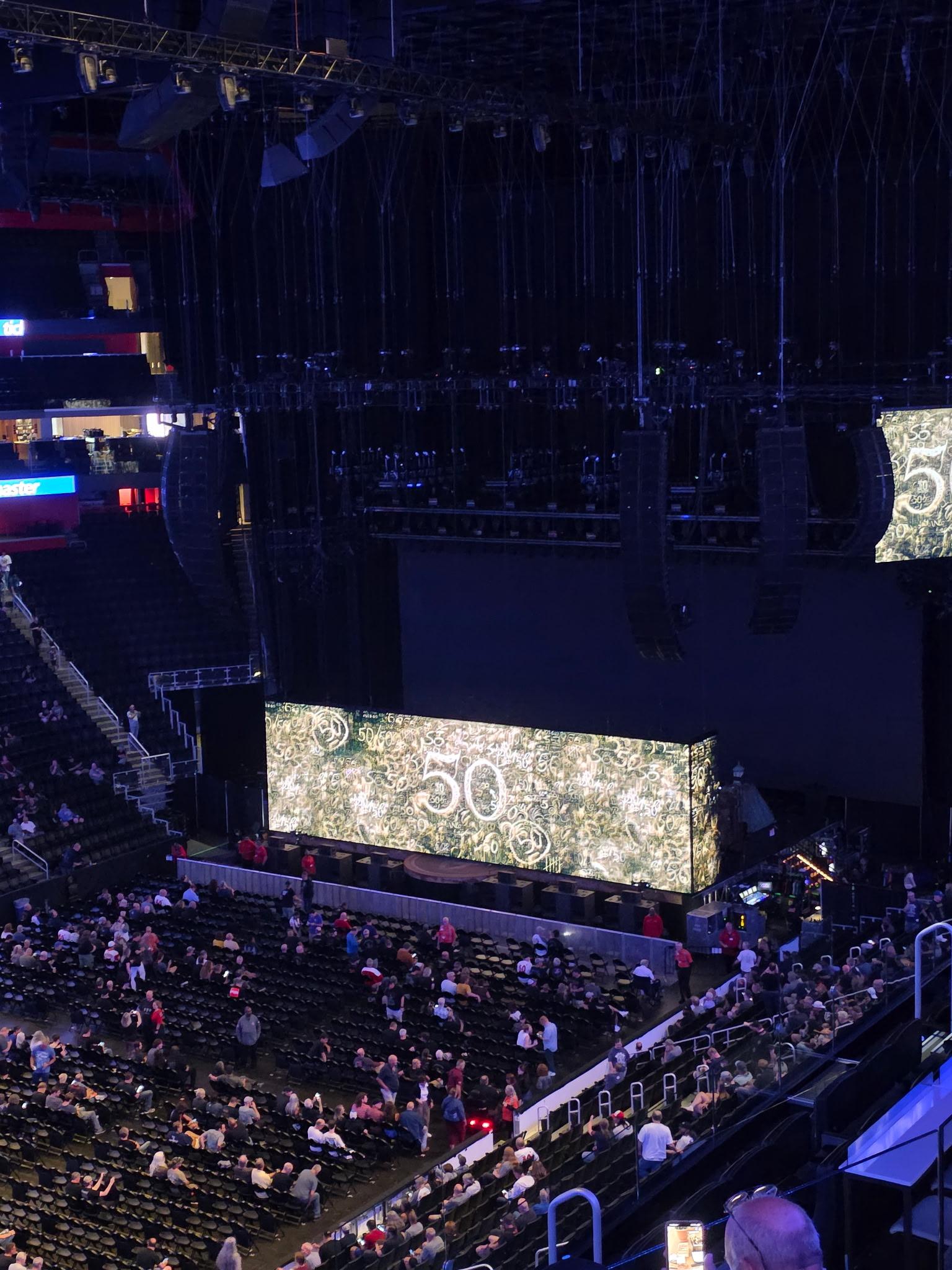 Real Fan View taken from Mezzanine 15 at Little Caesars Arena by Jessica Y