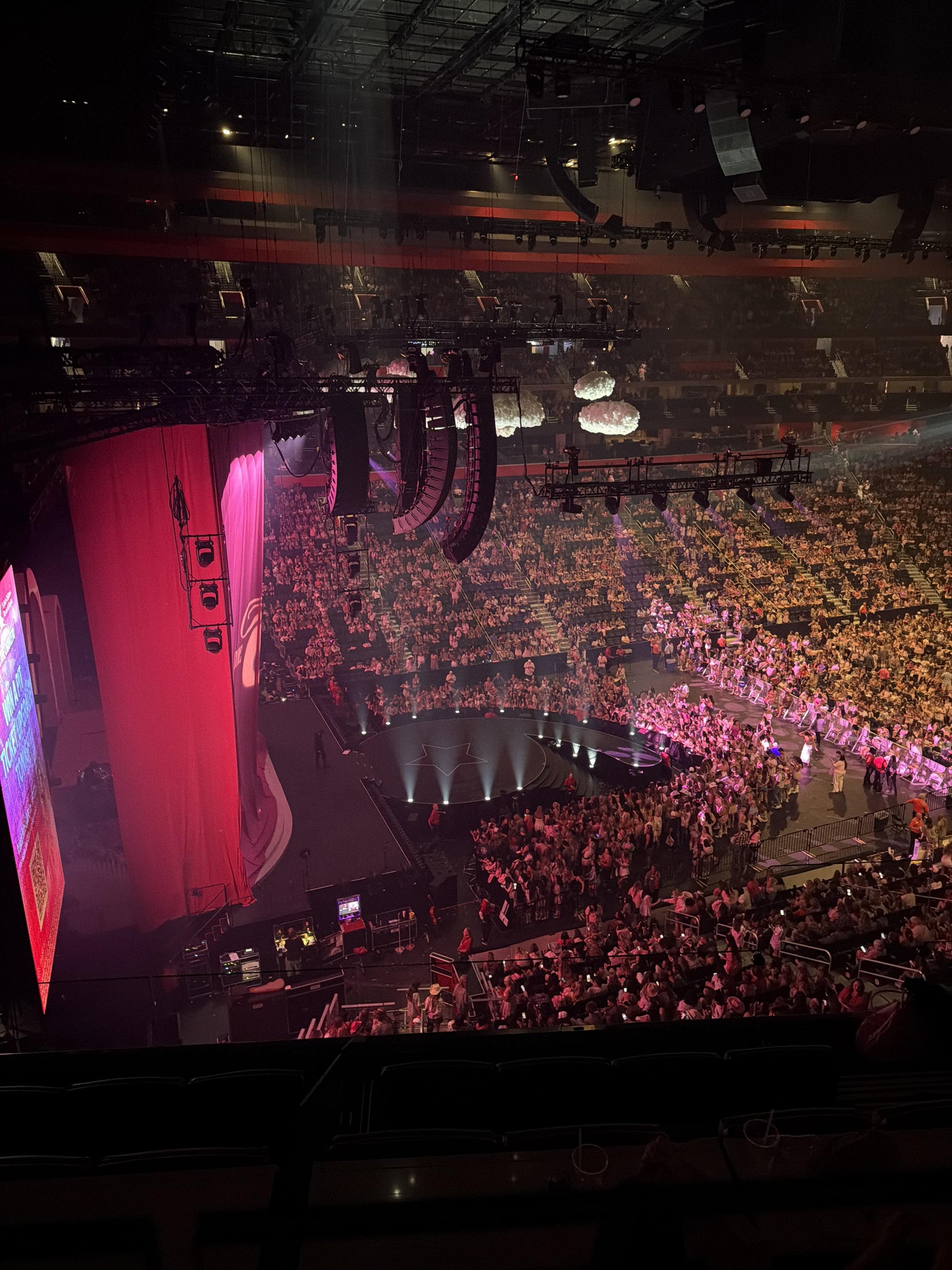 Real Fan View taken from Mezzanine 32 at Little Caesars Arena by Abby T