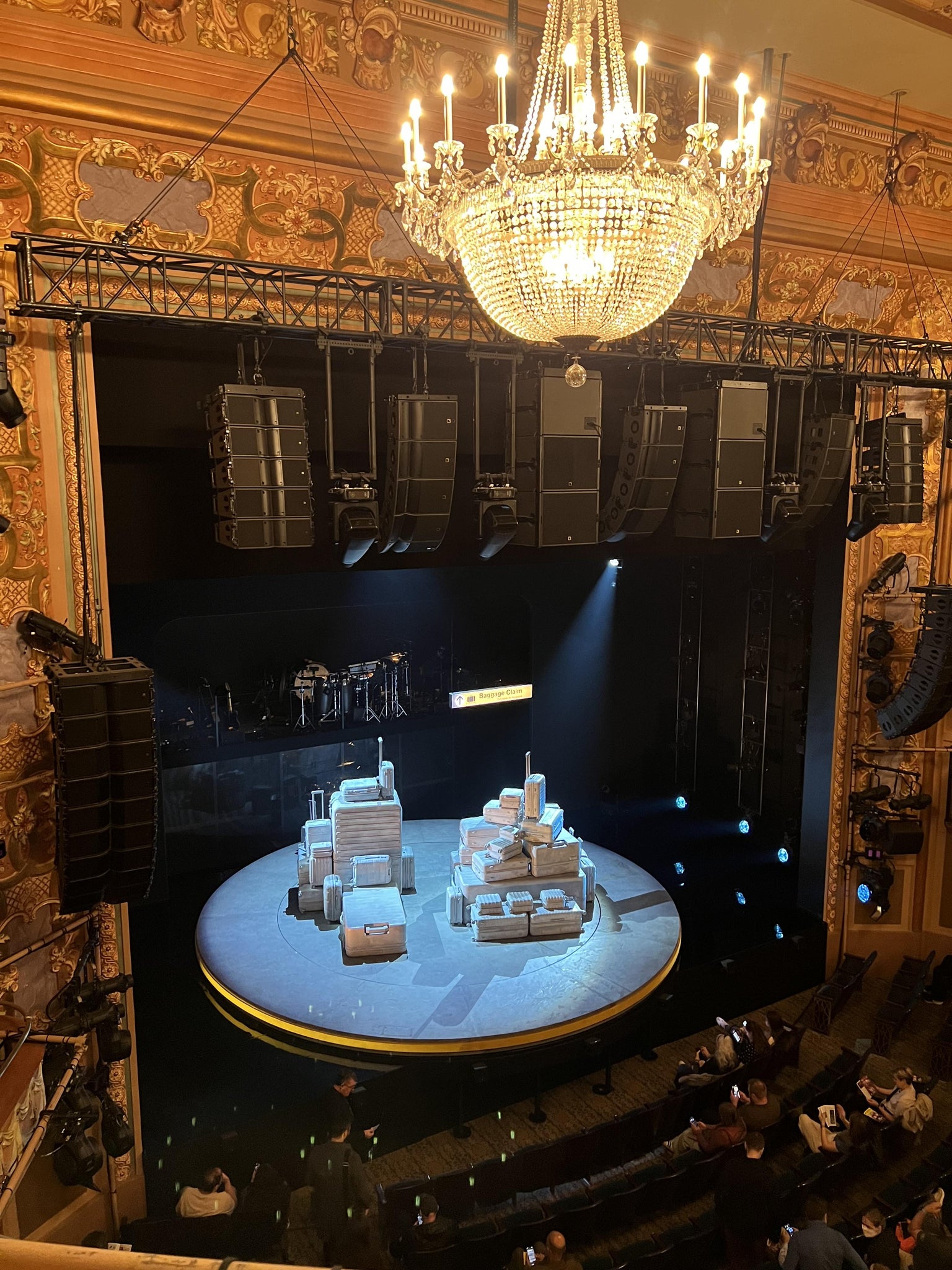 Real Fan View taken from Balcony Left at Longacre Theatre by Whitney L