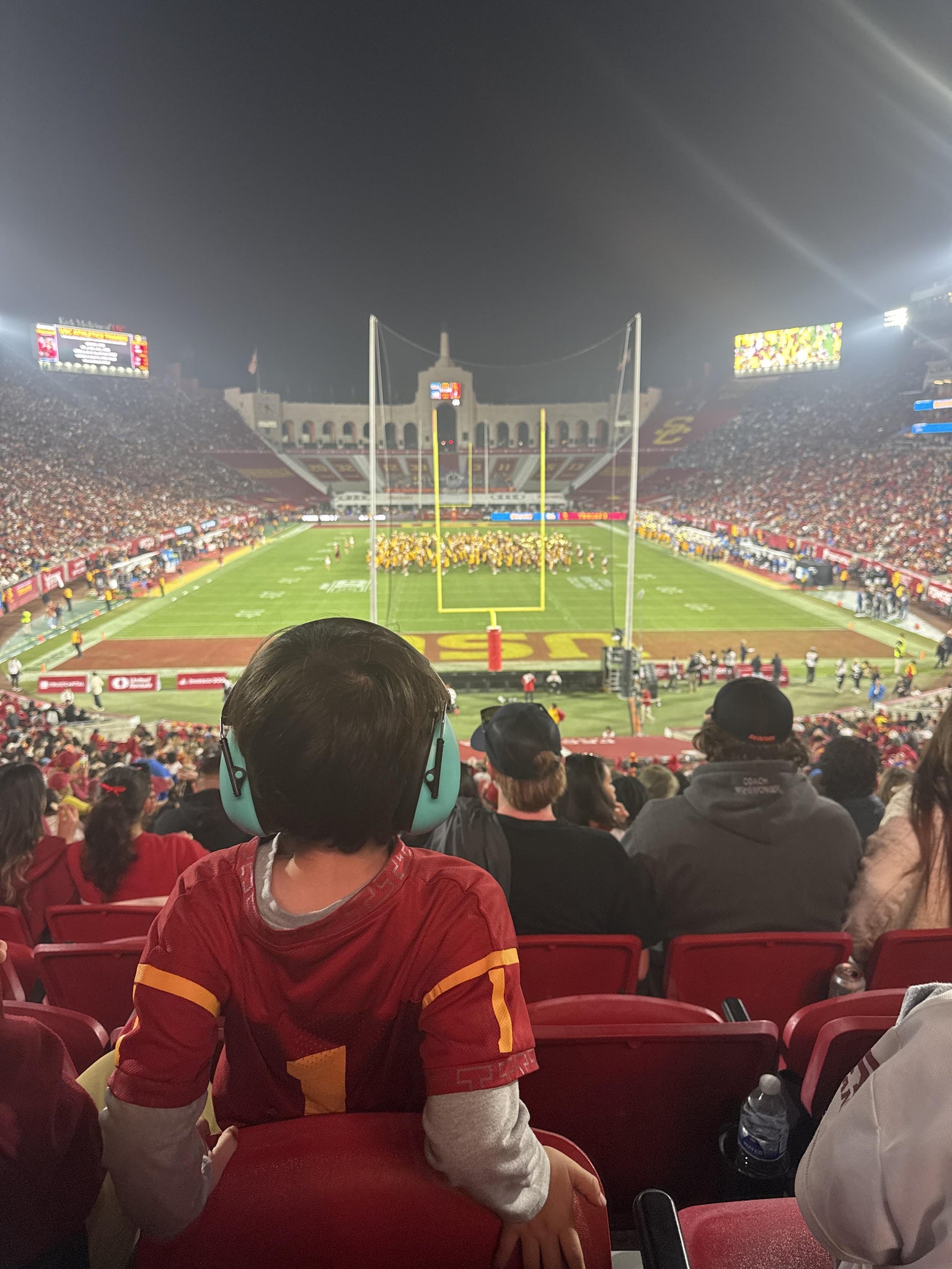 Real Fan View taken from Section 114 at Los Angeles Memorial Coliseum by Yleana M