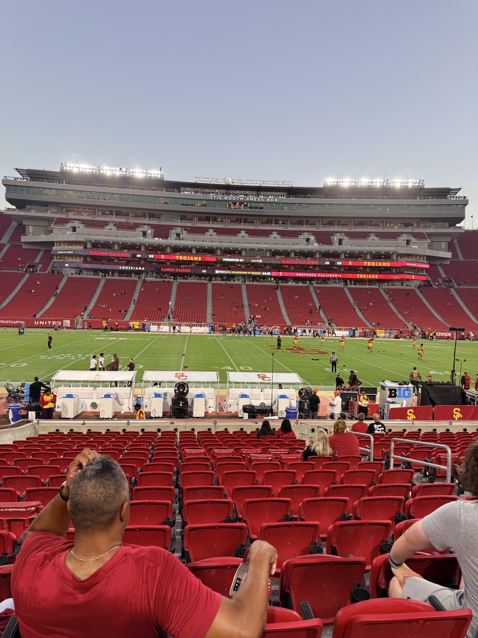 Real Fan View taken from Section 122 B at Los Angeles Memorial Coliseum by Eduardo E