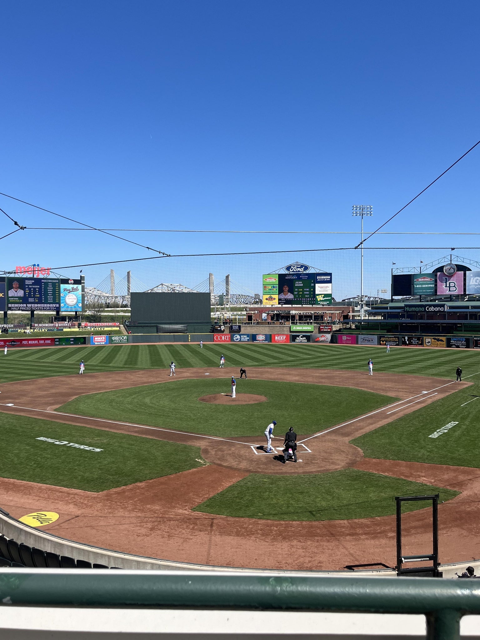 Real Fan View taken from Section 216 at Louisville Slugger Field by Anonymous User