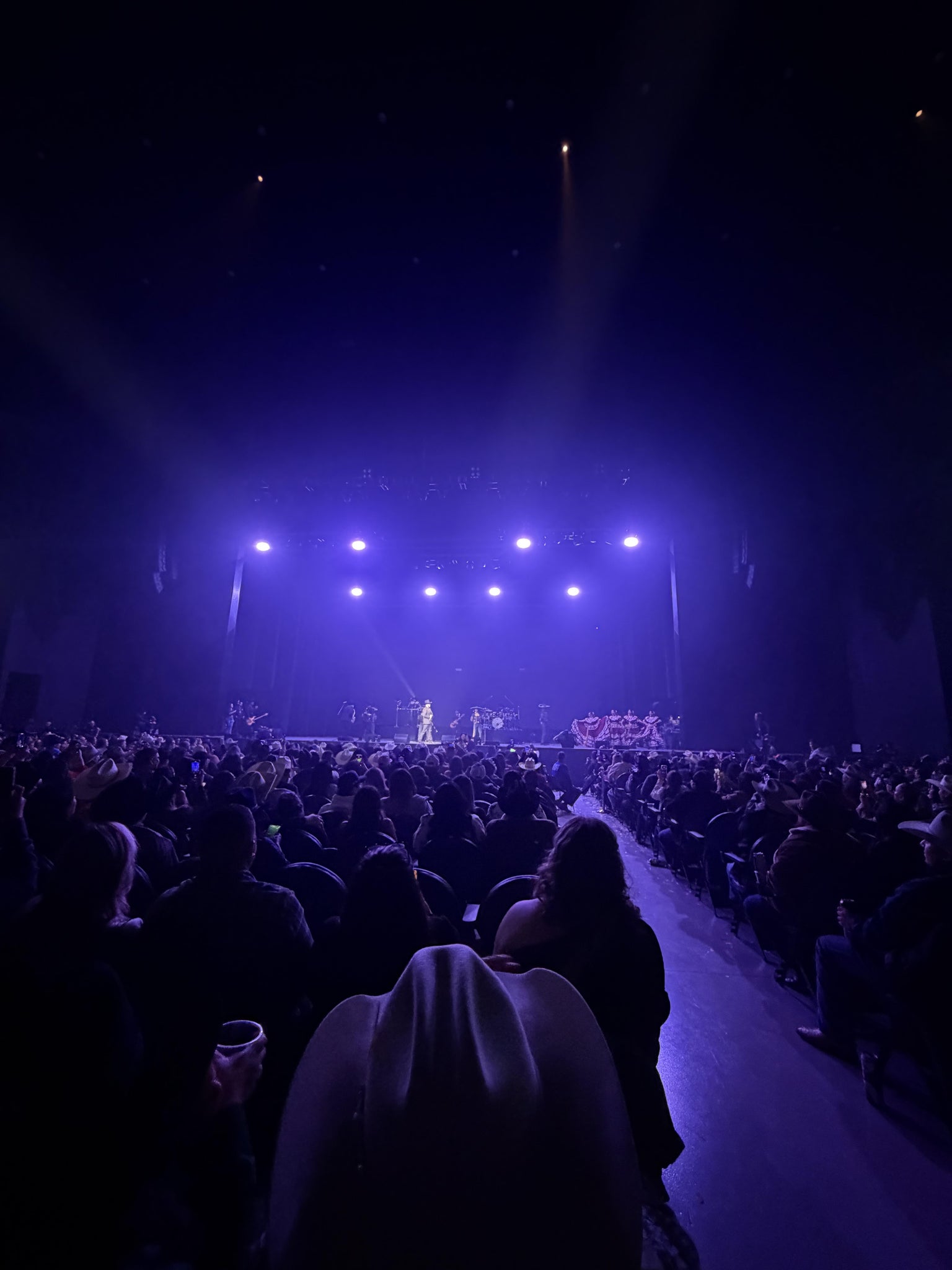 Vue réelle des fans prise de la Section 203 au site Lucas Oil Live at WinStar World Casino and Resort par Isaiah S