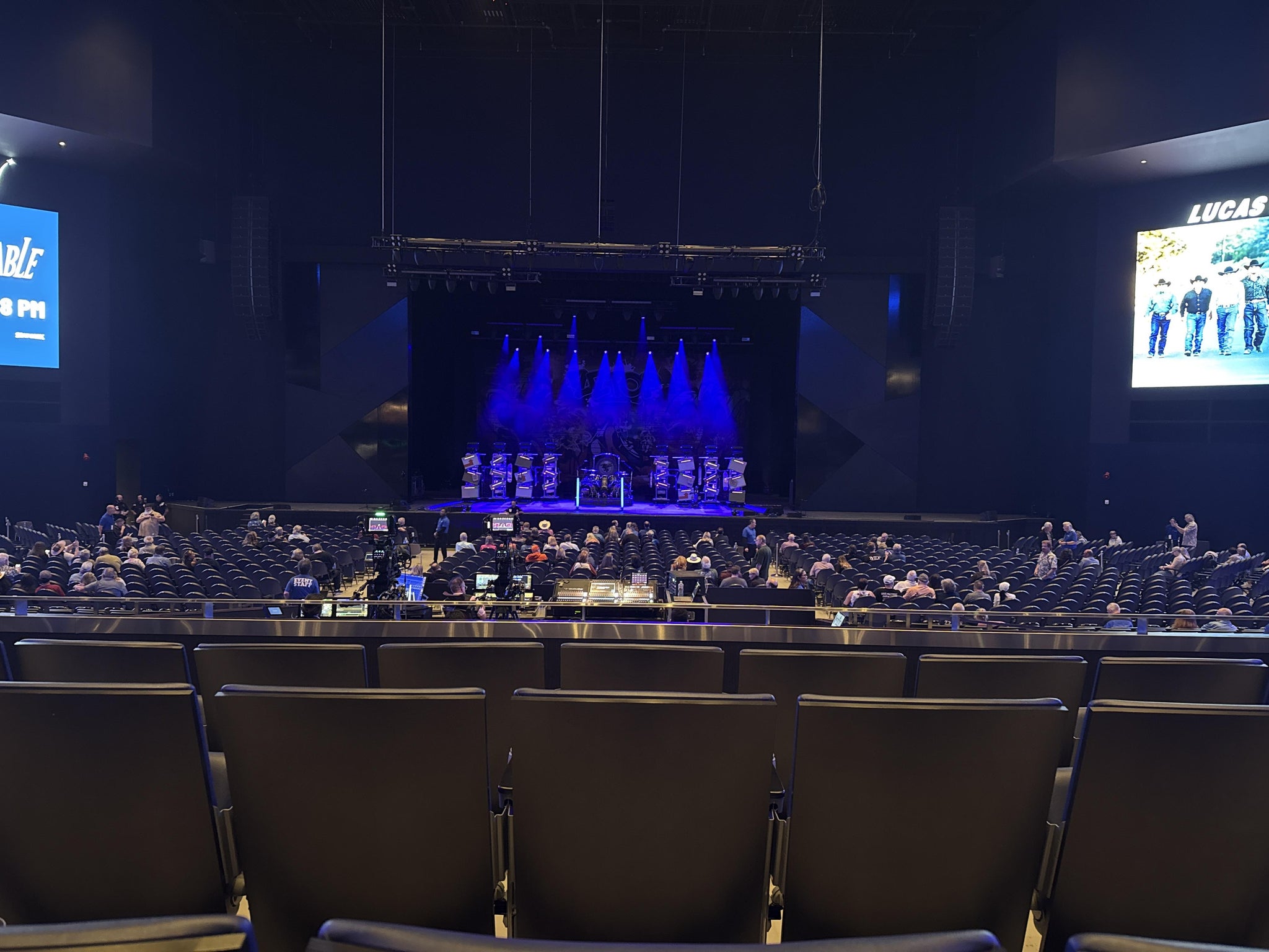 Real Fan View taken from Section 303 at Lucas Oil Live at WinStar World Casino and Resort by Belinda C